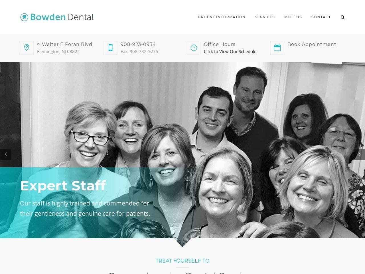 Bowden Dental LLC Website Screenshot from bowdendental.com