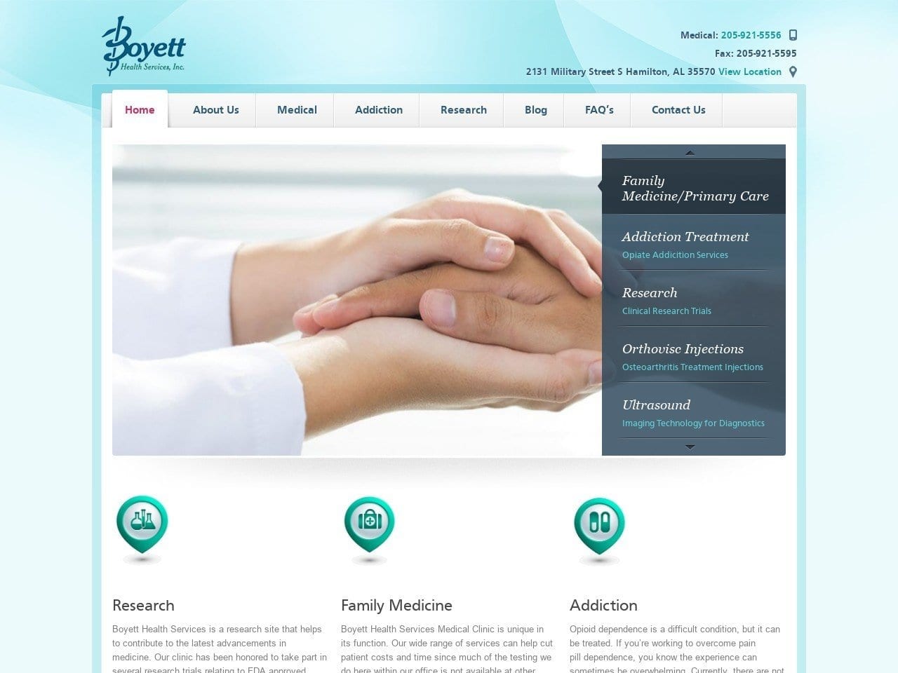 Boyett Brent E DDS Website Screenshot from boyetthealth.com