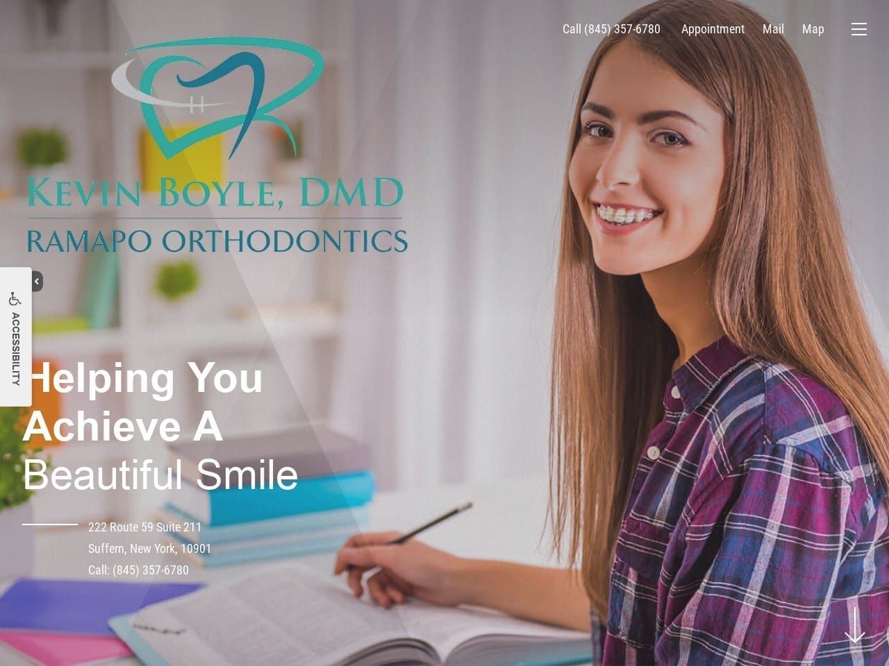 Ramapo Orthodontics Pllc Website Screenshot from boyleorthodontics.com