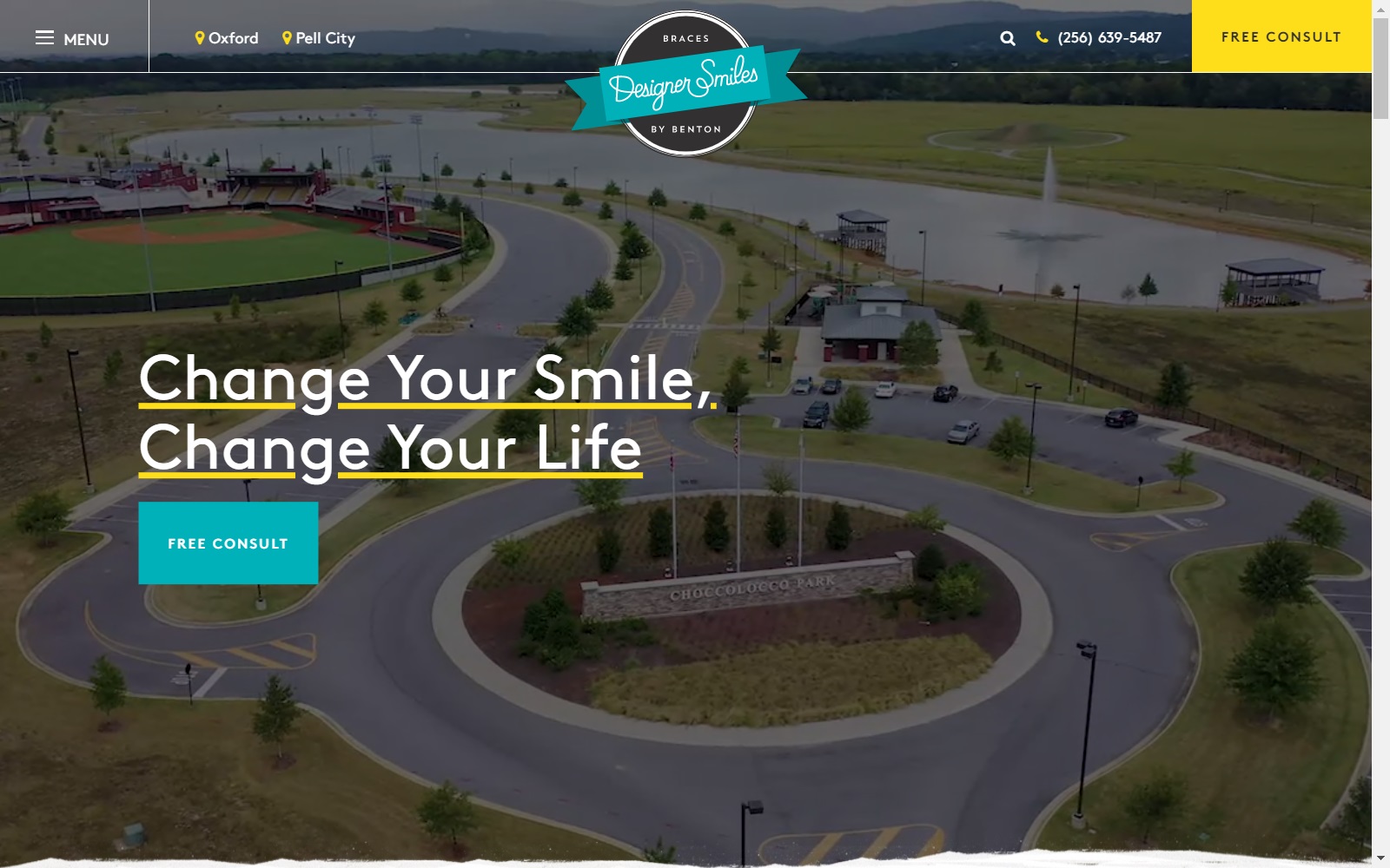 bracesbybenton.com screenshot