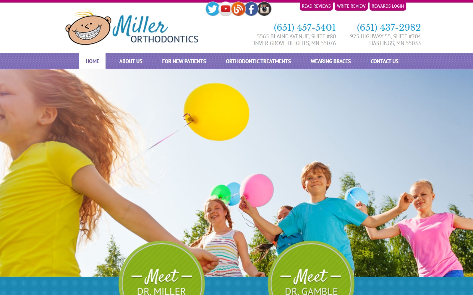 bracesbymiller.com screenshot