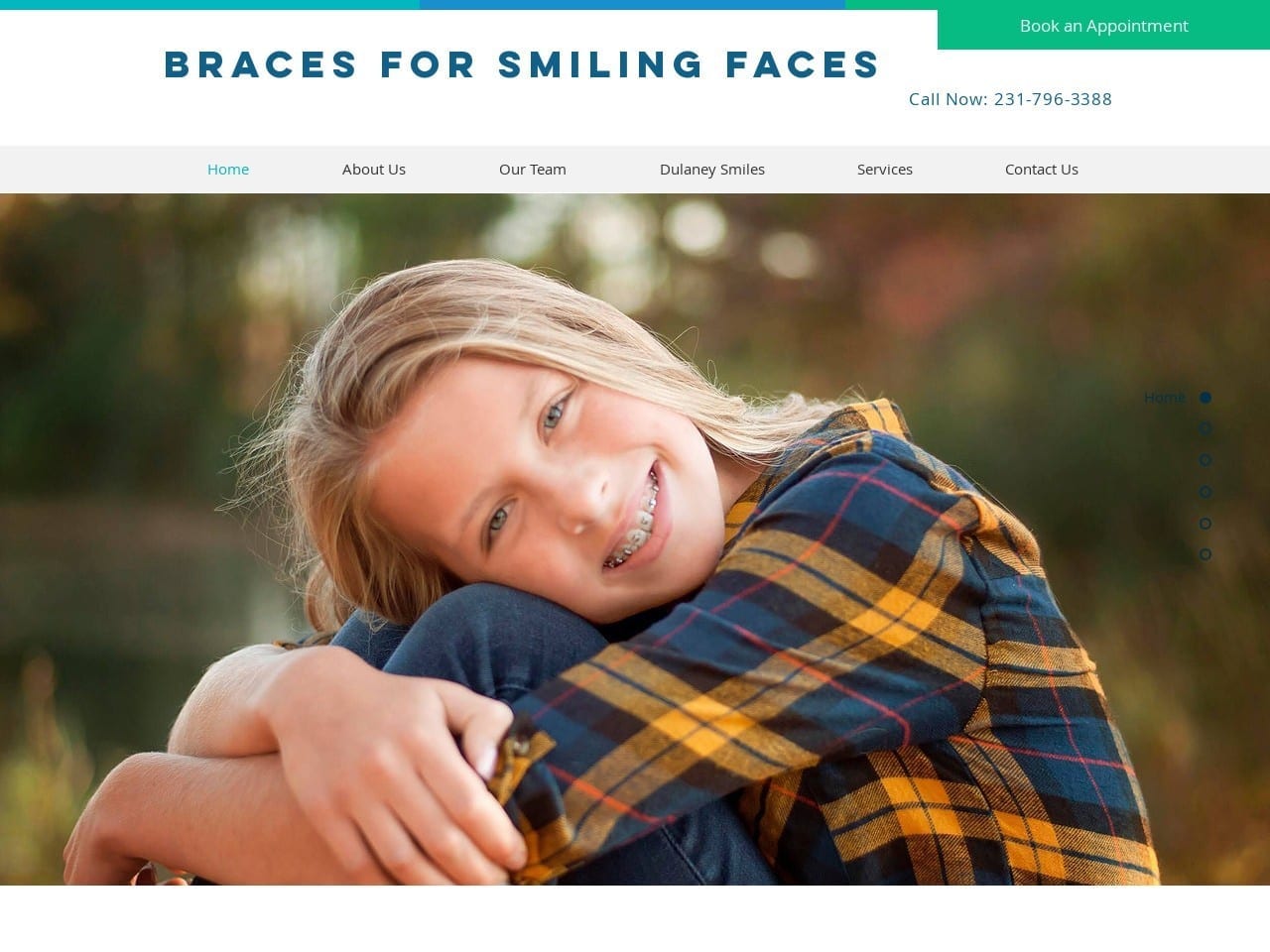 Dulaney Herb DDS Website Screenshot from bracesforsmilingfaces.com