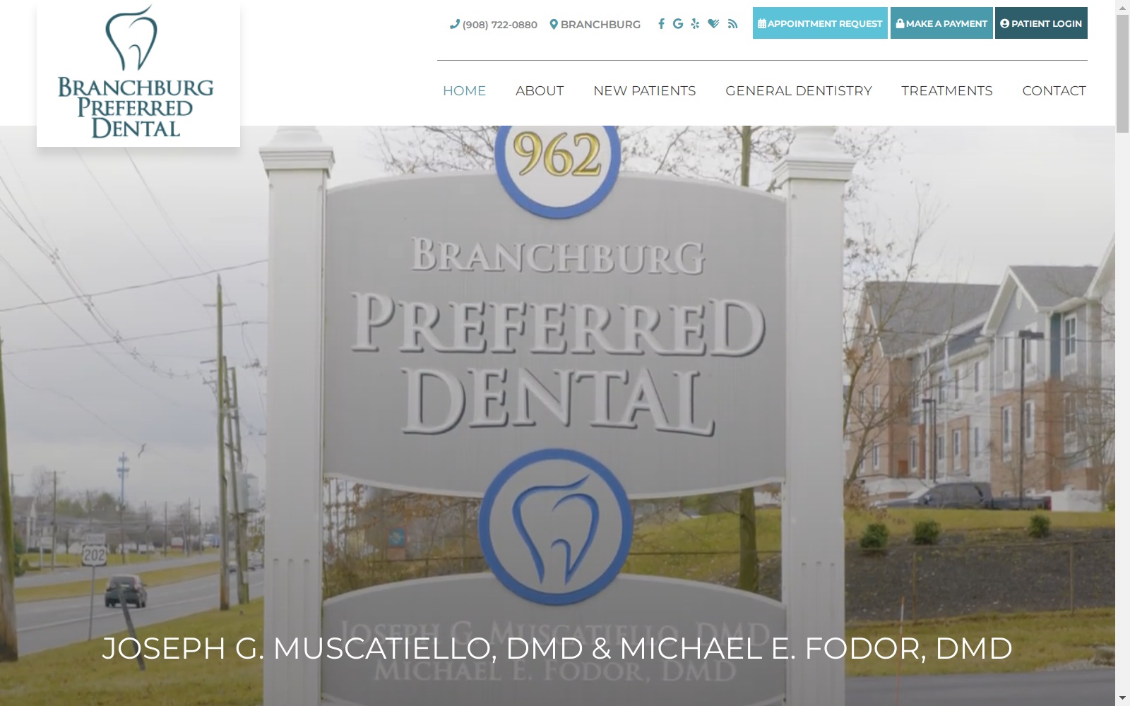 branchburgpreferreddental.com screenshot