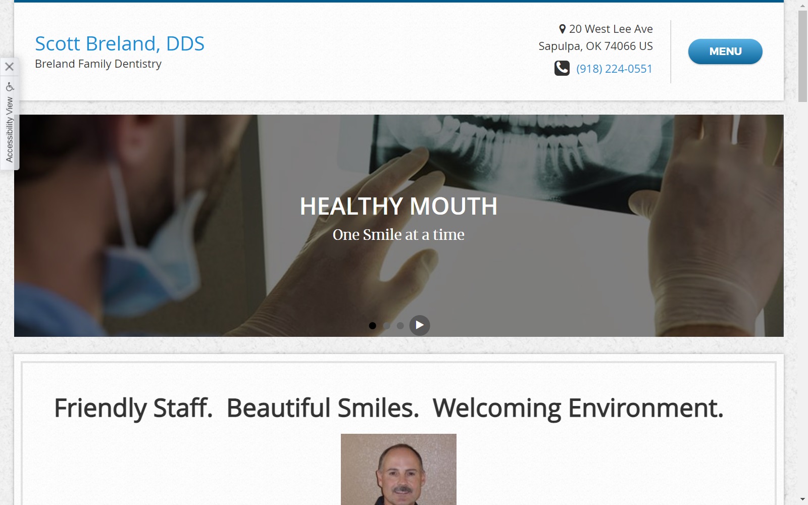 brelandfamilydentistry.com screenshot