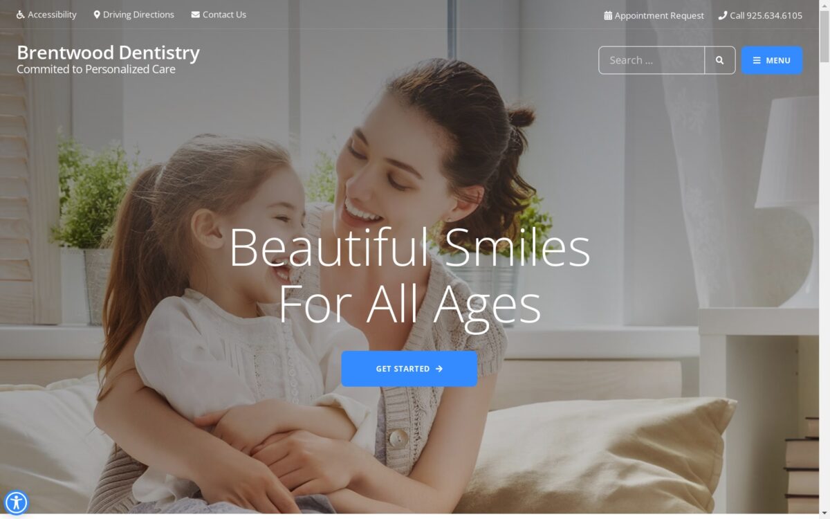 brentwooddentistry.com screenshot