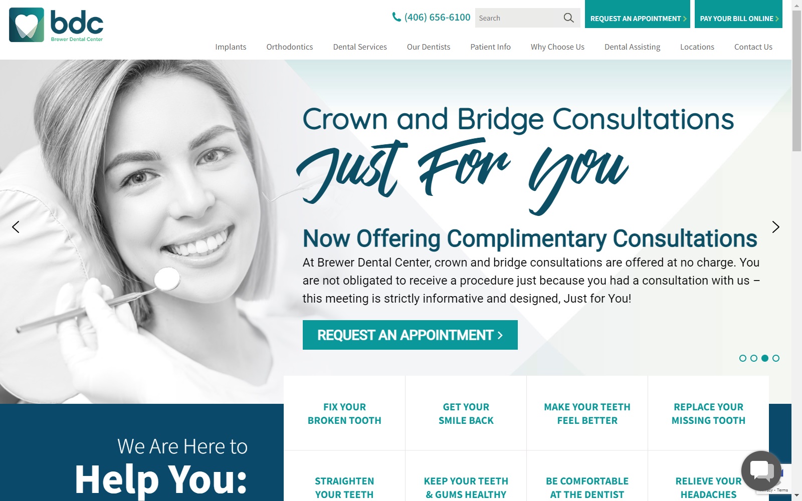 brewerdentalcenter.com screenshot