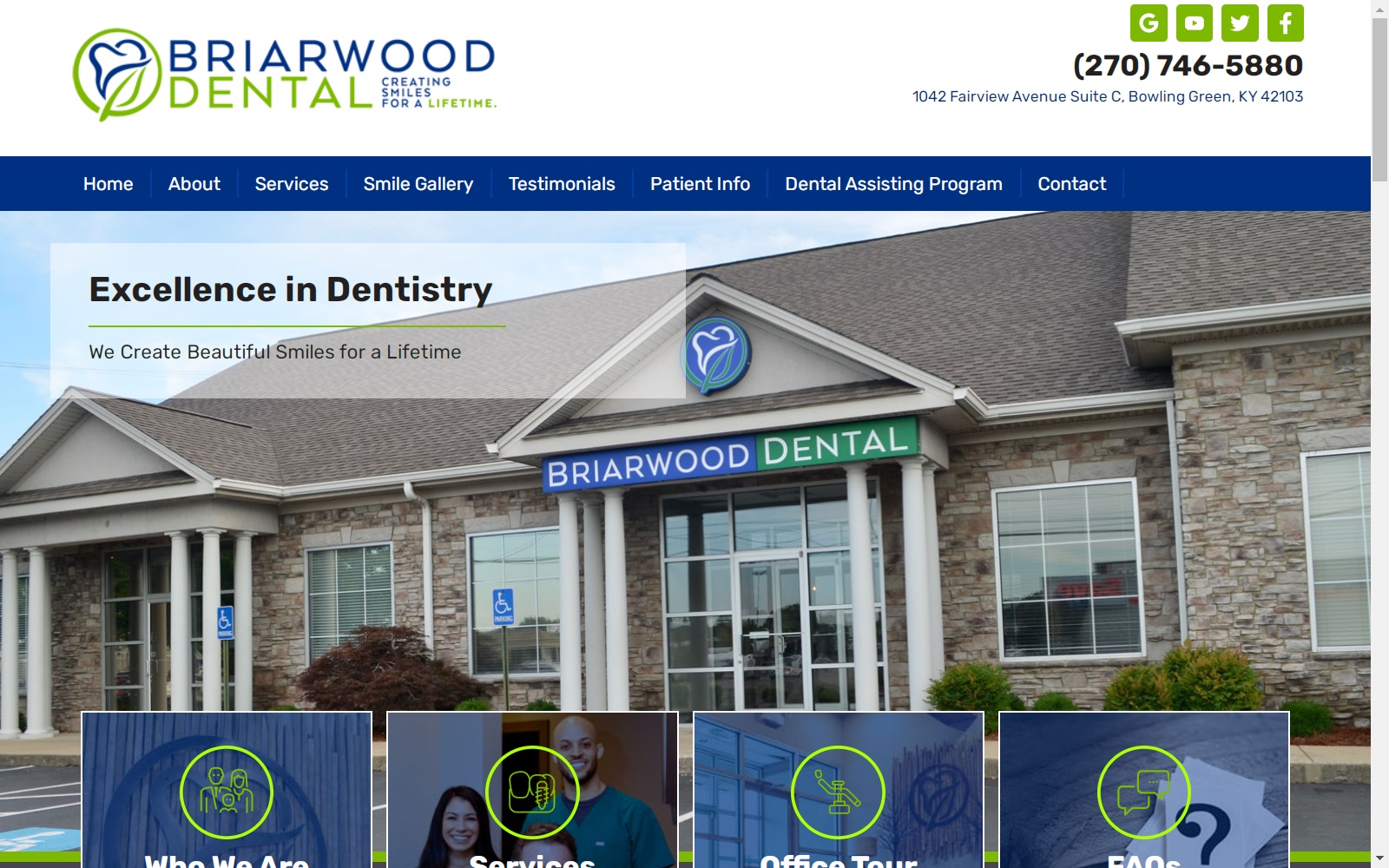 briarwooddental.com screenshot