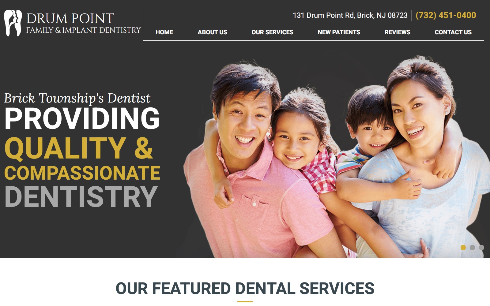 brickdentist.com screenshot