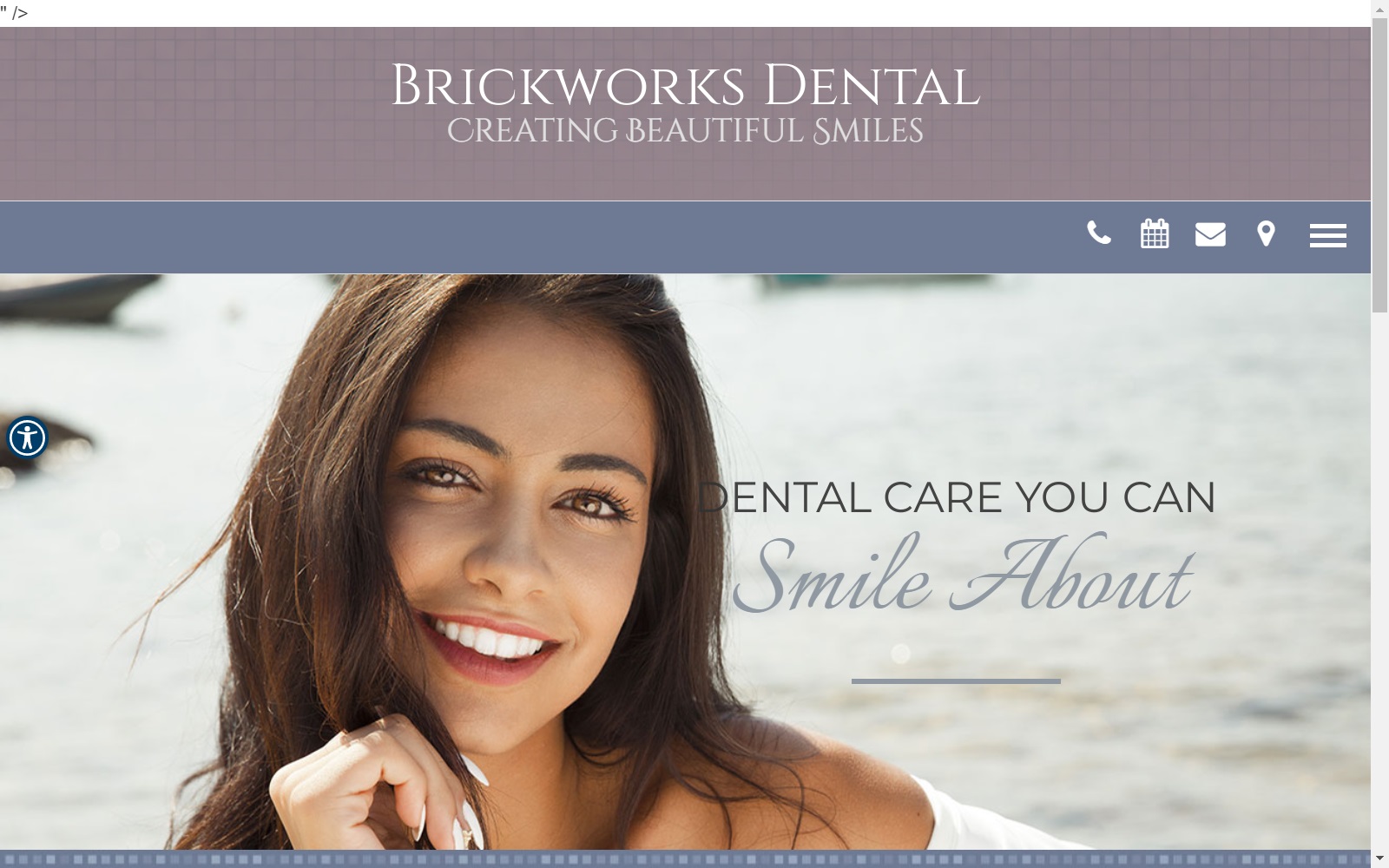 brickworksdental.com screenshot