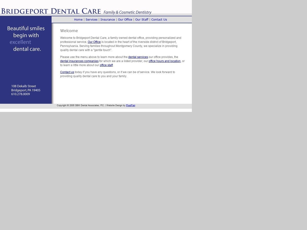 Bridgeport Dental Care Wong Samantha DDS Website Screenshot from bridgeportdentalcare.com