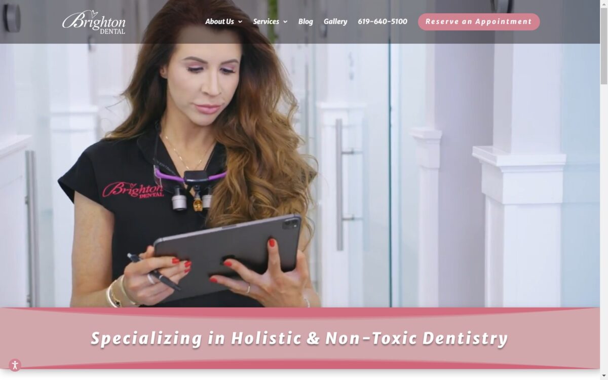 brightondentalsd.com screenshot