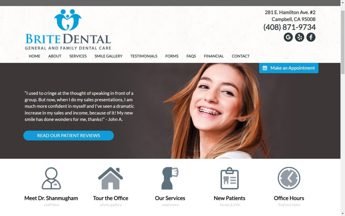 britedental.com screenshot