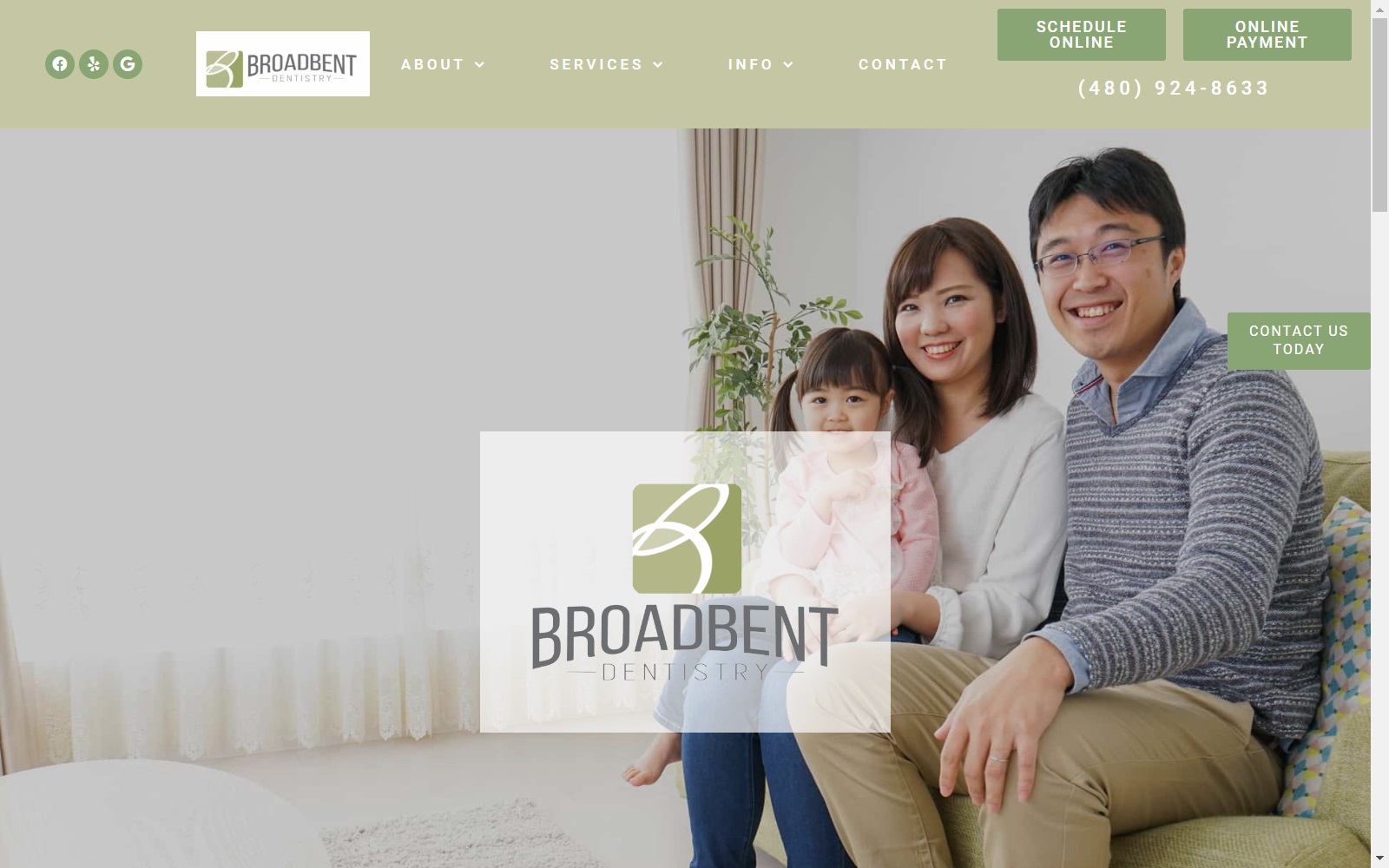 broadbentdentistry.com screenshot