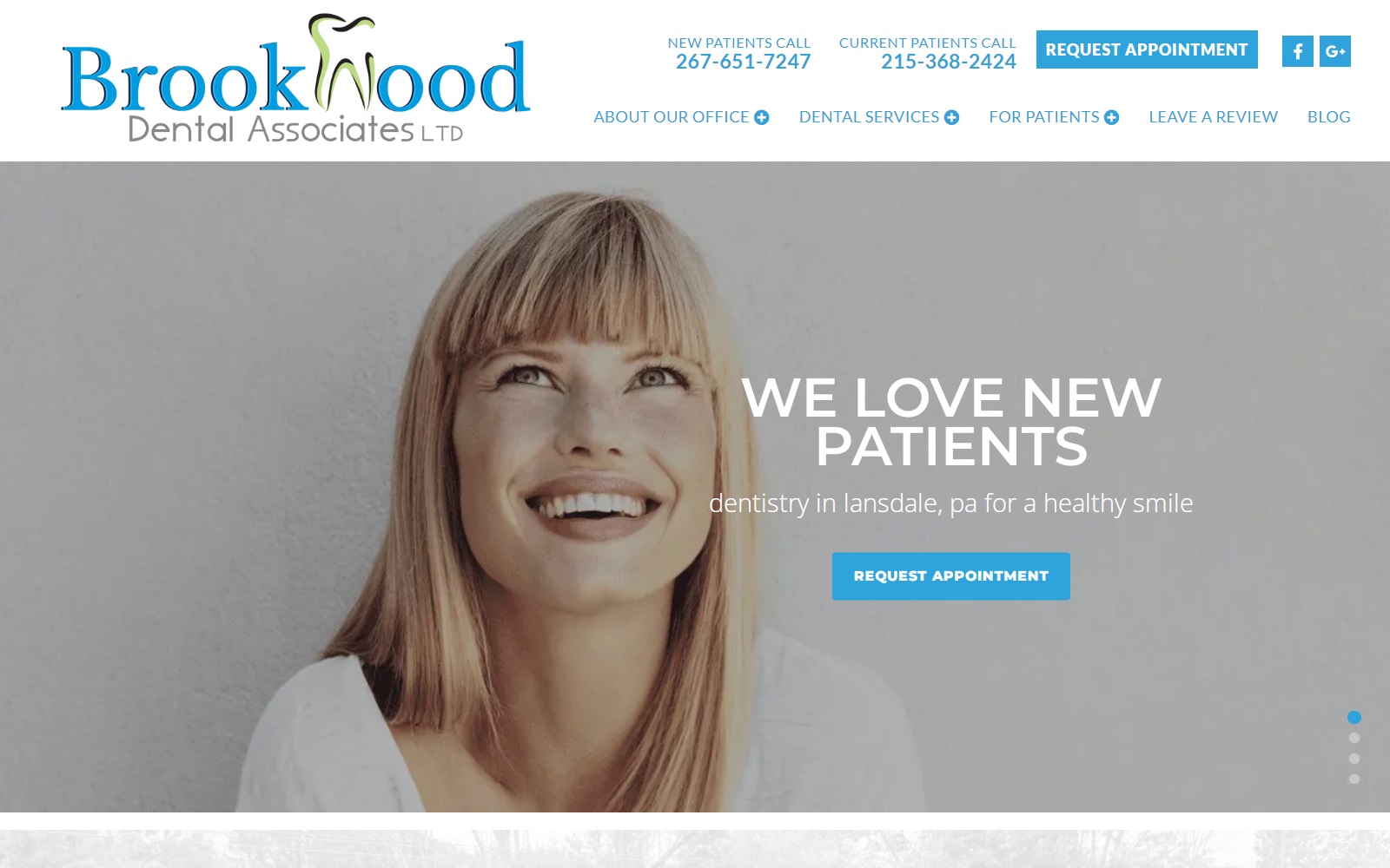 brookwooddental.net screenshot