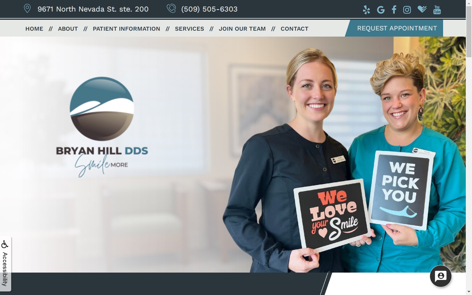 bryanhilldds.com screenshot