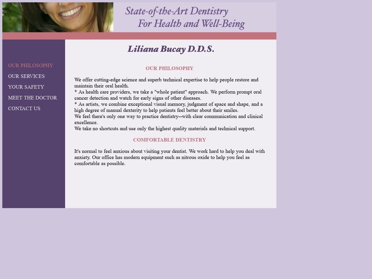 Bucay Liliana DDS Website Screenshot from bucaydds.net