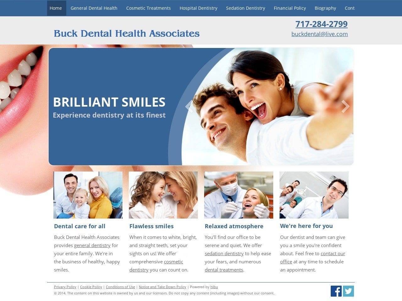 Dr. Rehan Sibgatullah DDS Website Screenshot from buckdentalhealth.com