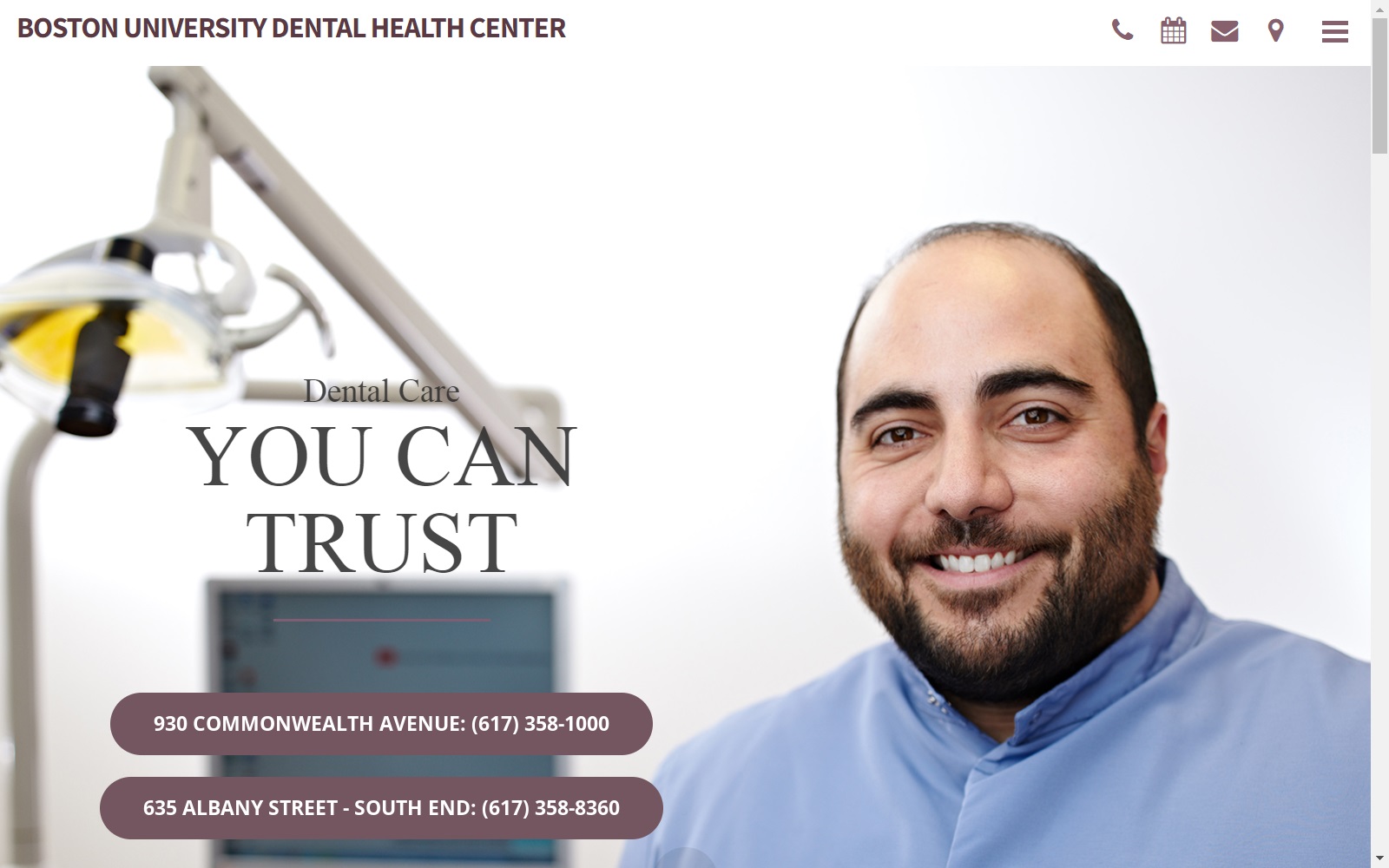 budentalhealthcenter.com screenshot