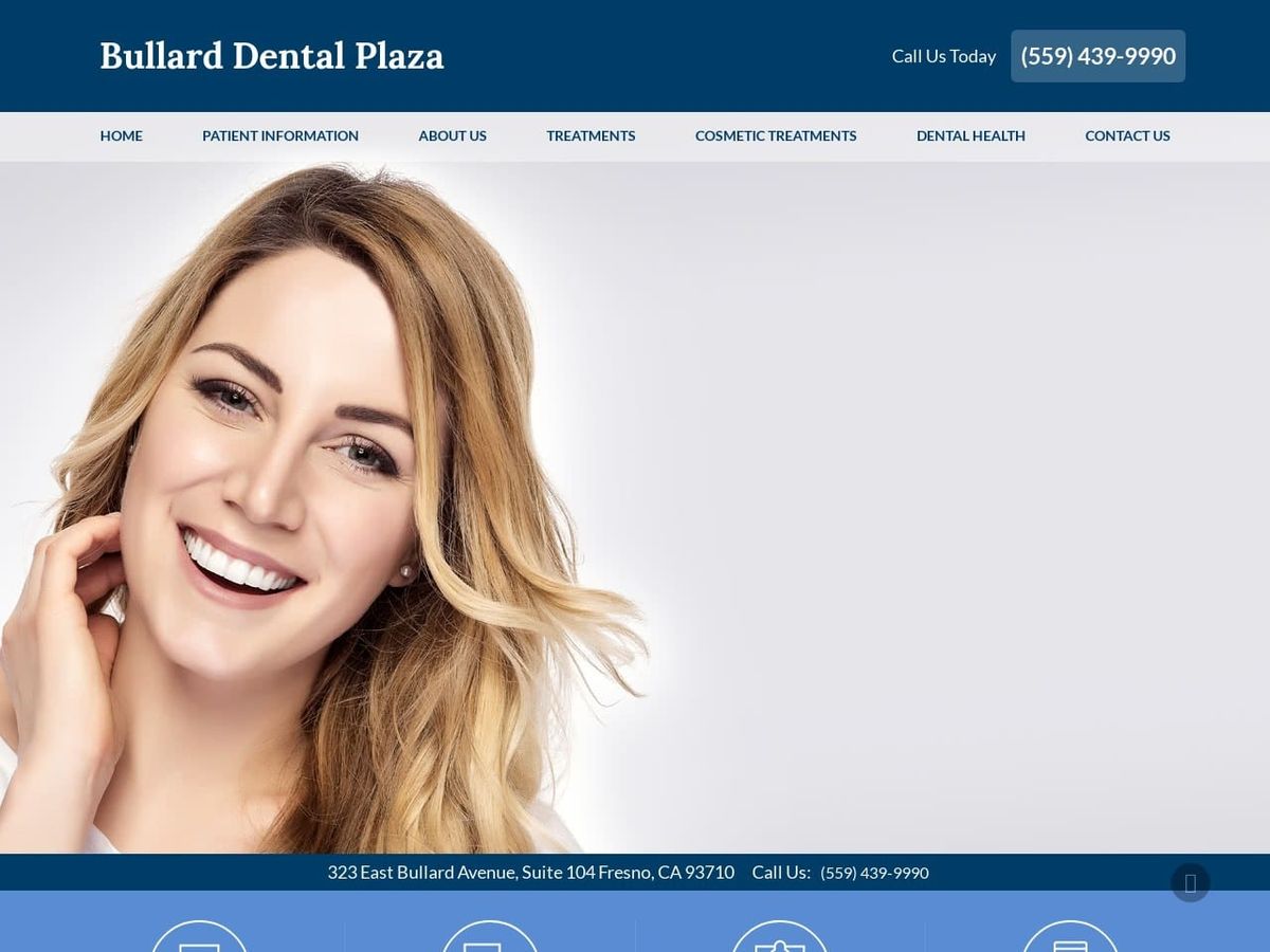 Bullard Dental Group Website Screenshot from bullarddental.com