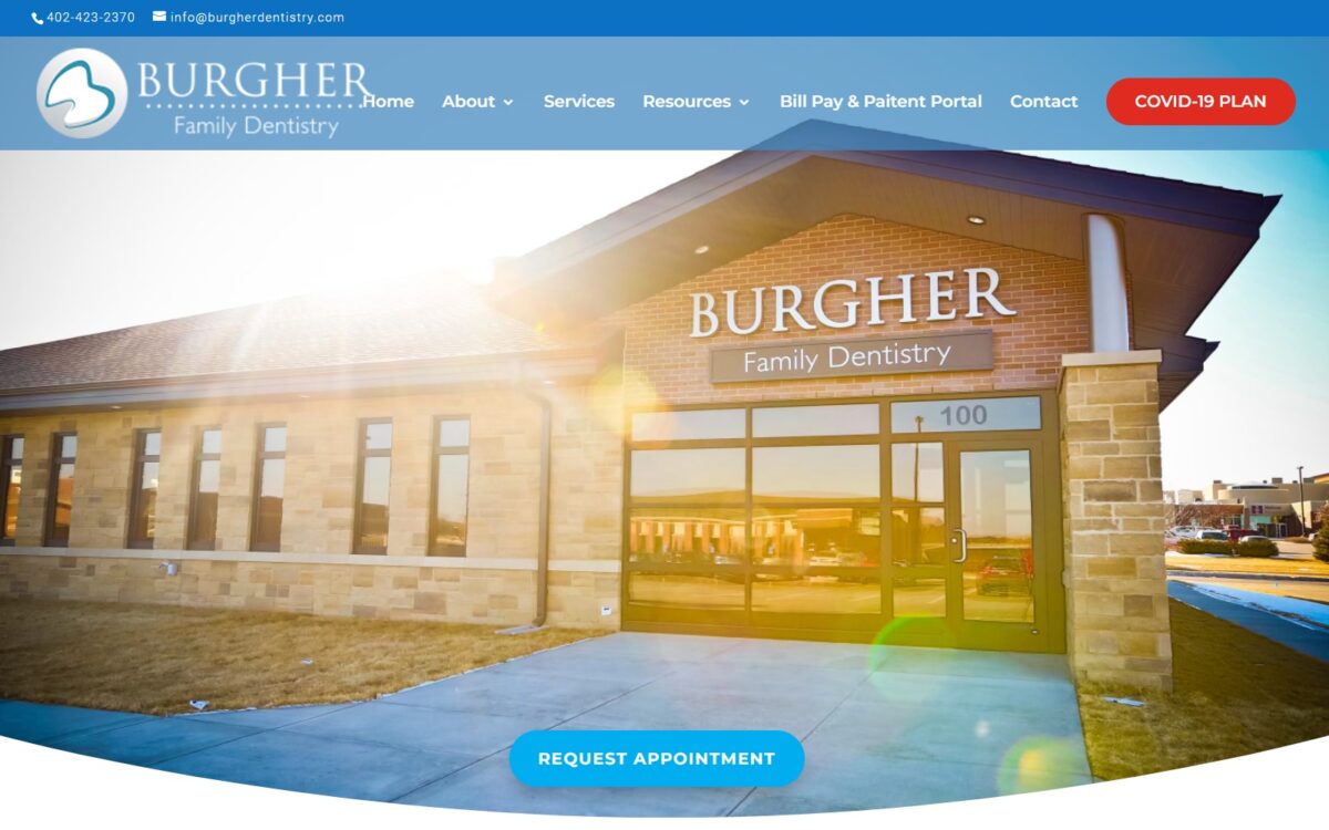 burgherdentistry.com screenshot