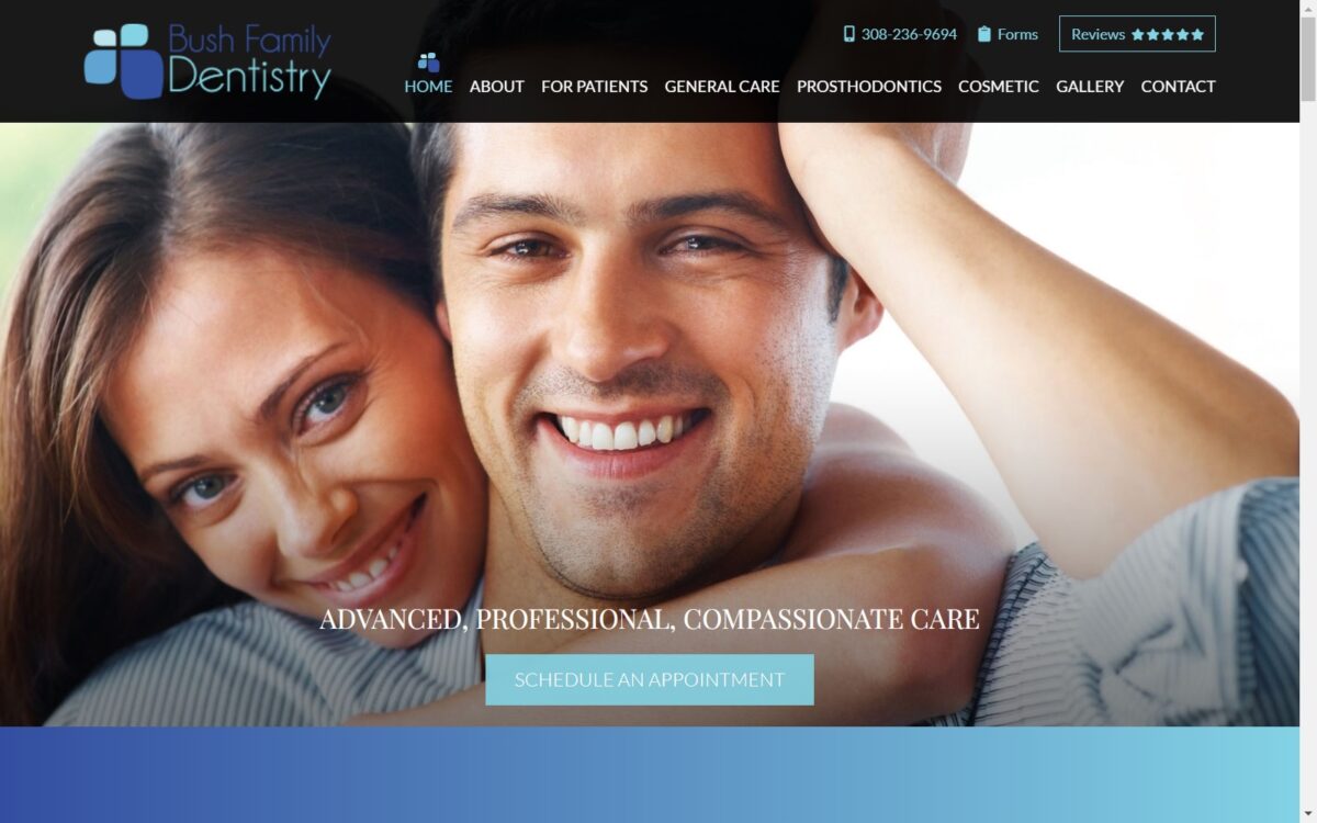 bushdentistry.com screenshot