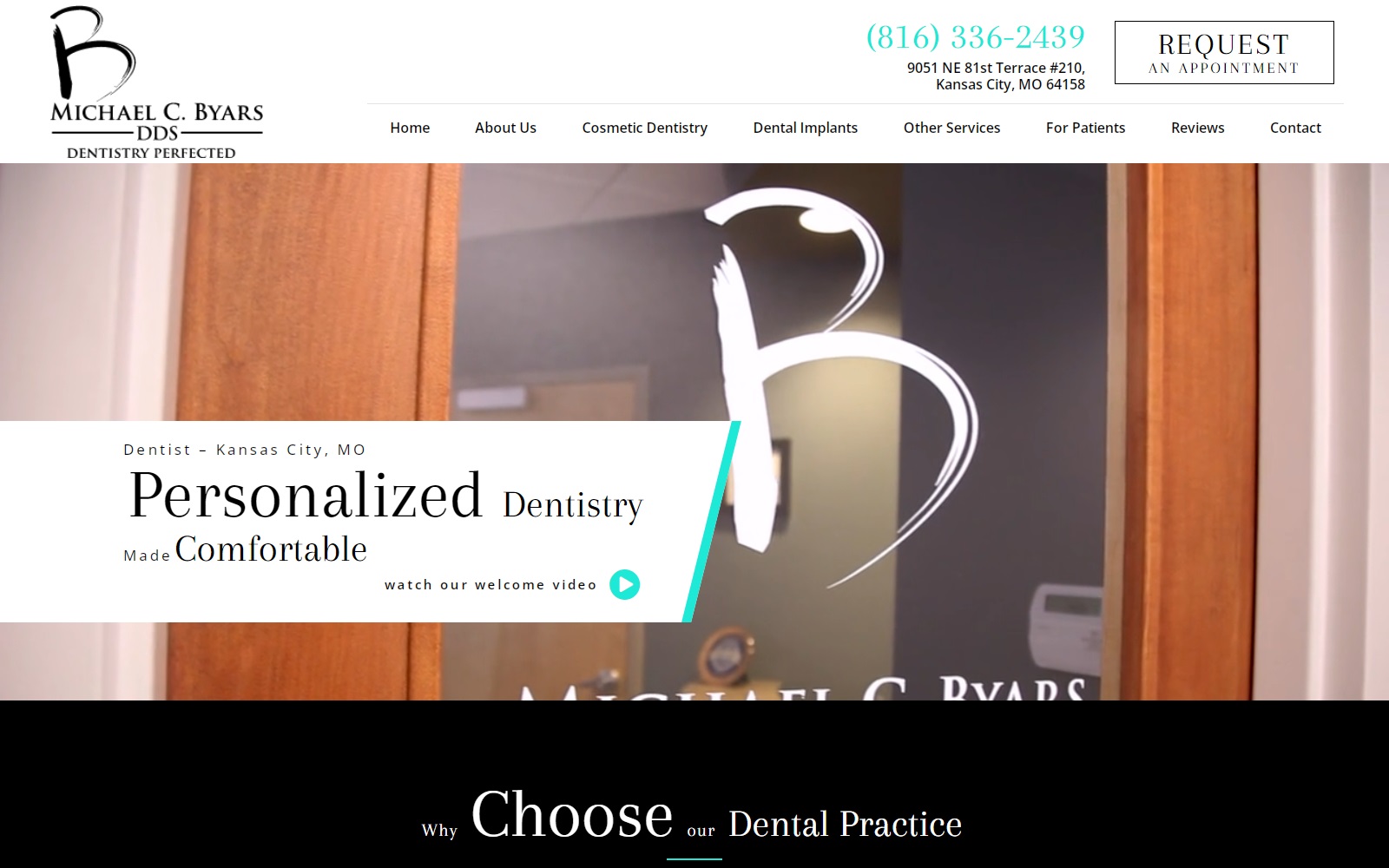 byarsdental.com screenshot