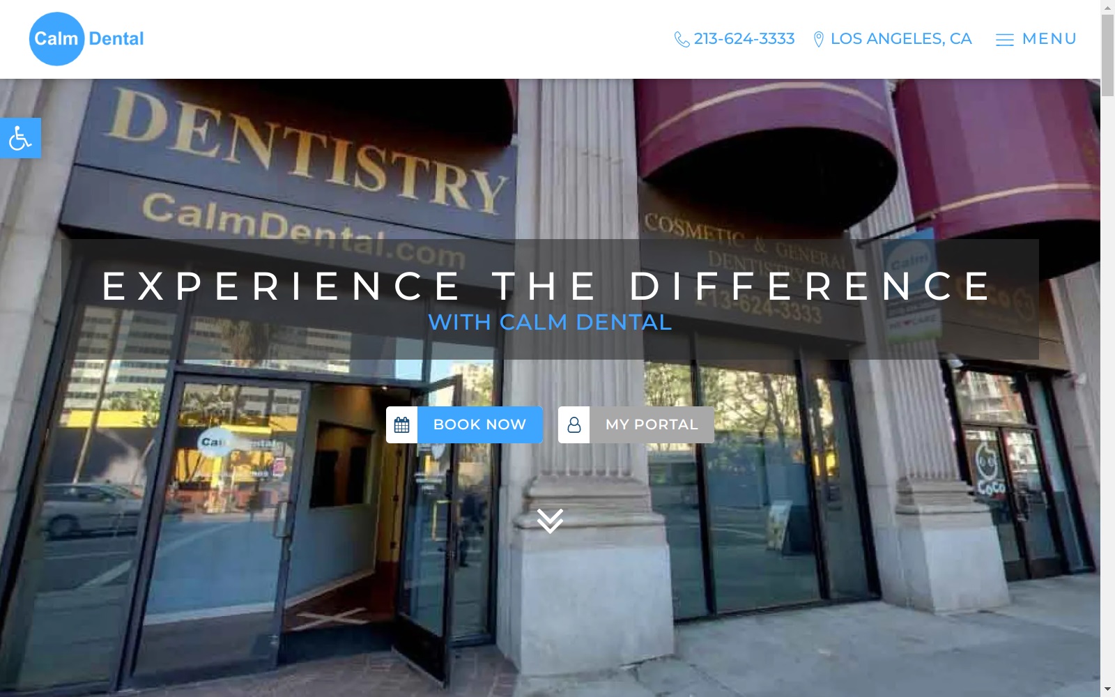 calmdental.com screenshot