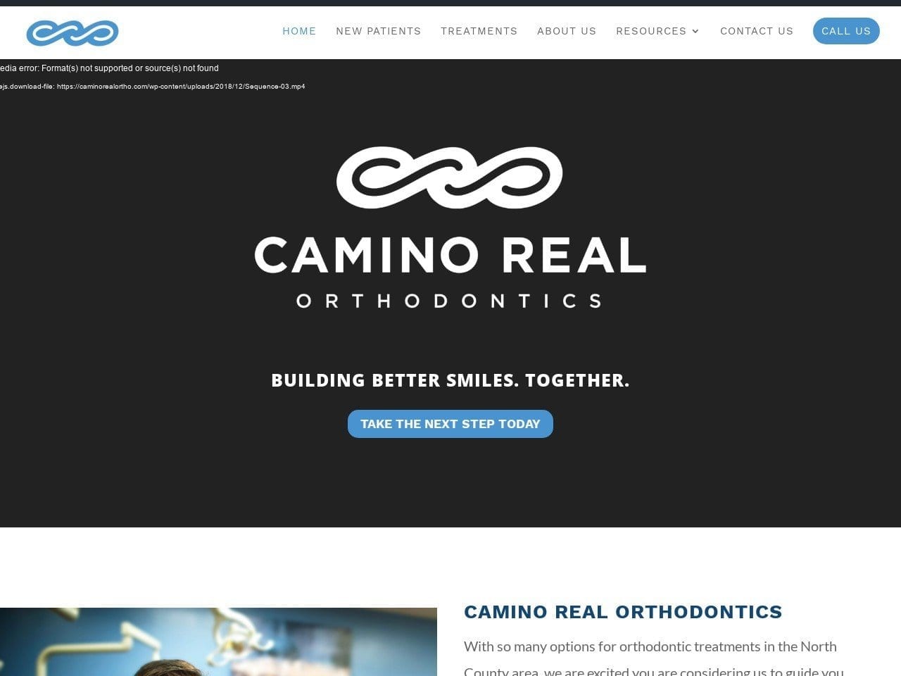 Camino Real Orthodontics (North Carlsbad) Michael Website Screenshot from caminorealortho.com