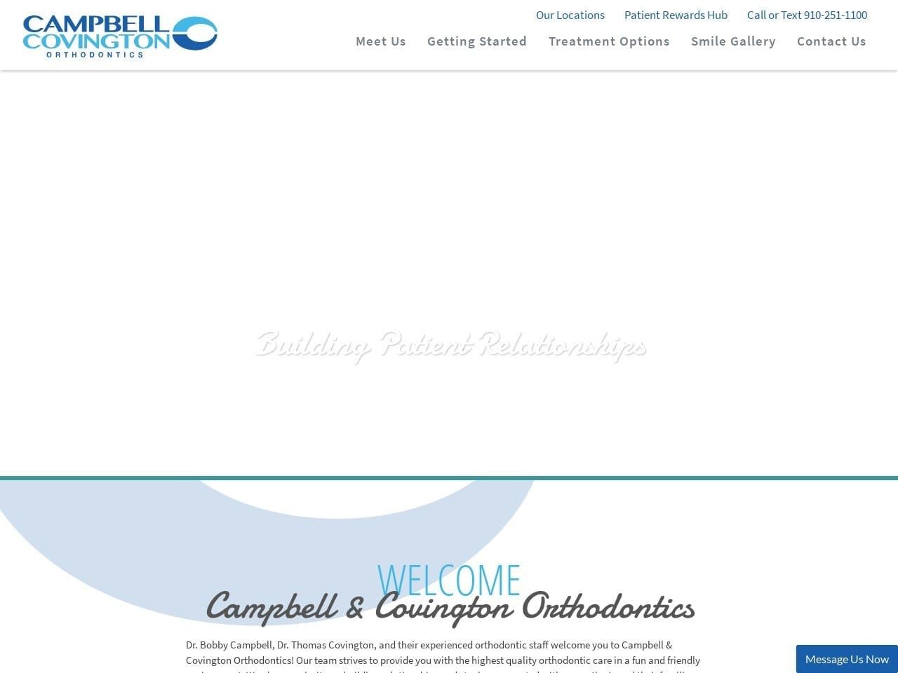Campbell Orthodontics Robert B. Campbell Dds Ortho Website Screenshot from campbellsmiles.com