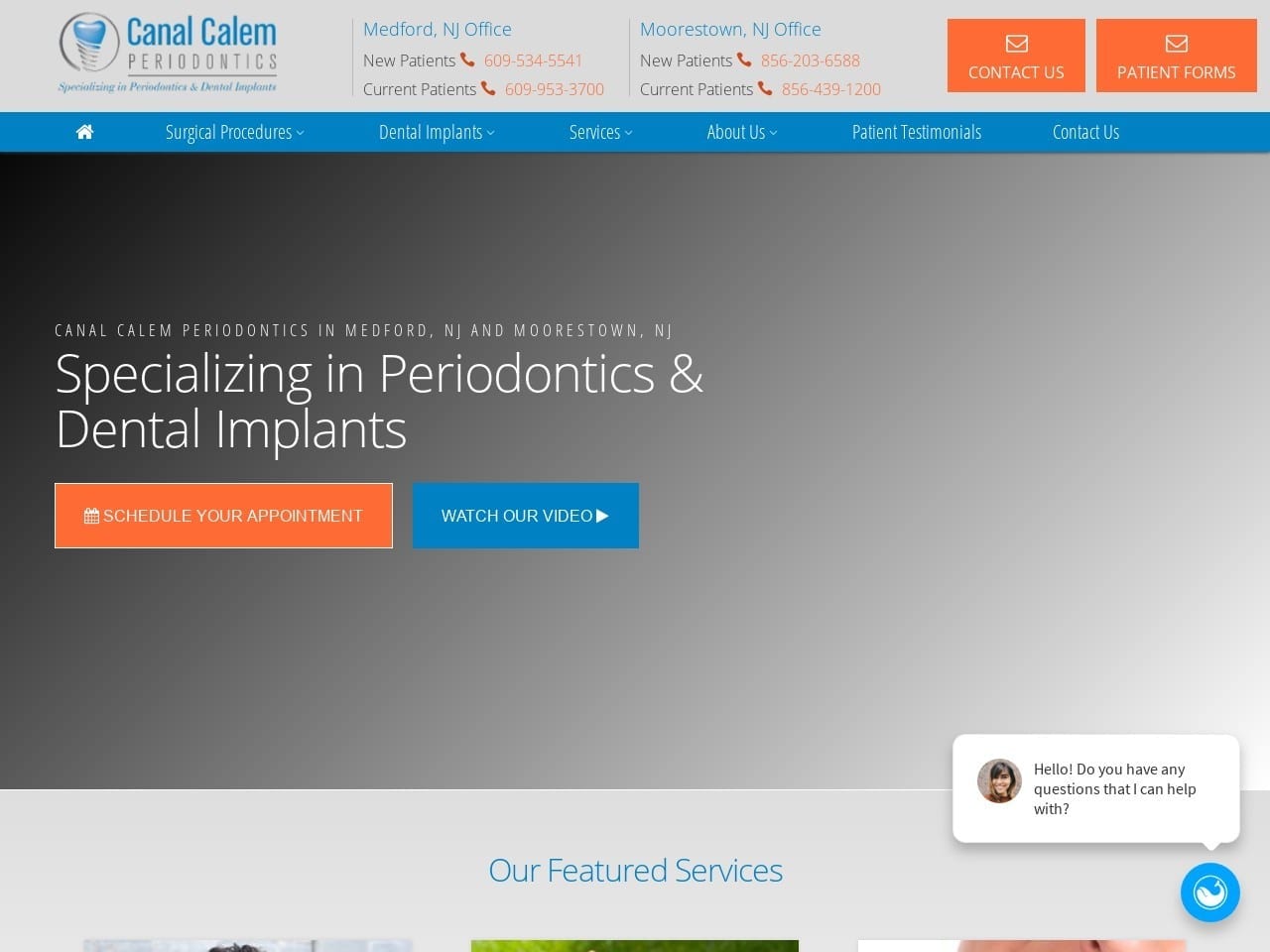 Calem Ben DDS Website Screenshot from canalcalemperio.com