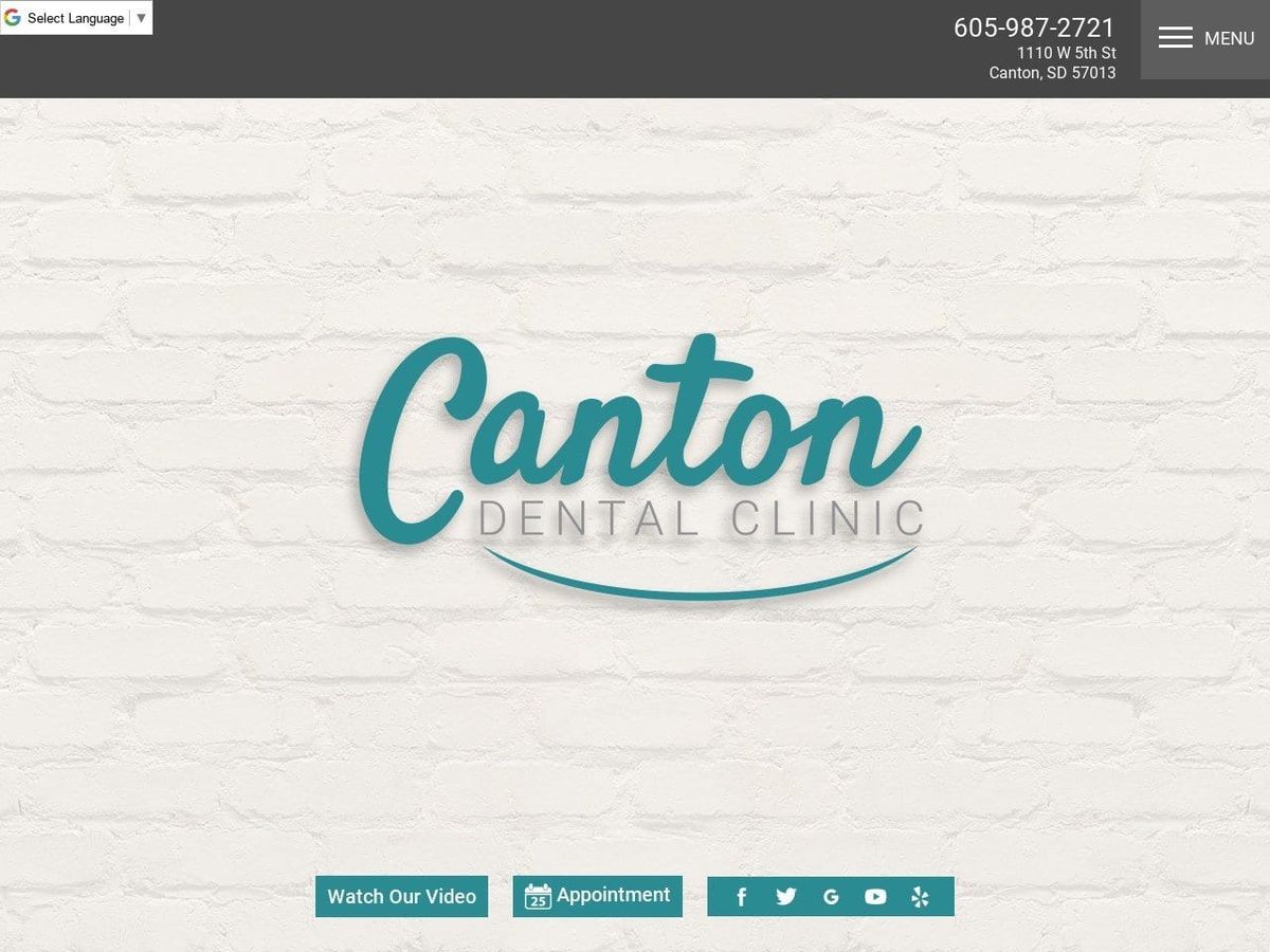 Cantonsd Dentist Website Screenshot from cantonsddentist.com