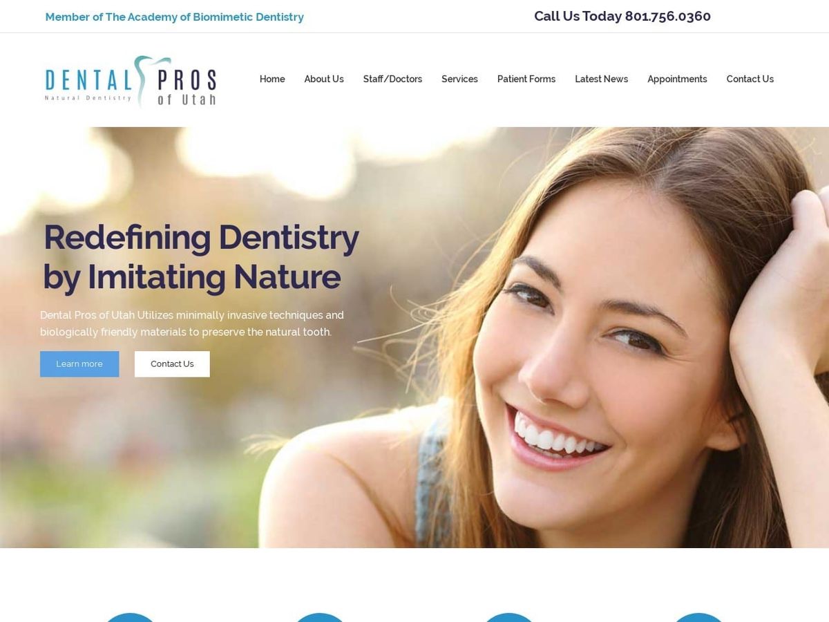 Canyon Vista Dental Care Website Screenshot from canyonvistadental.com