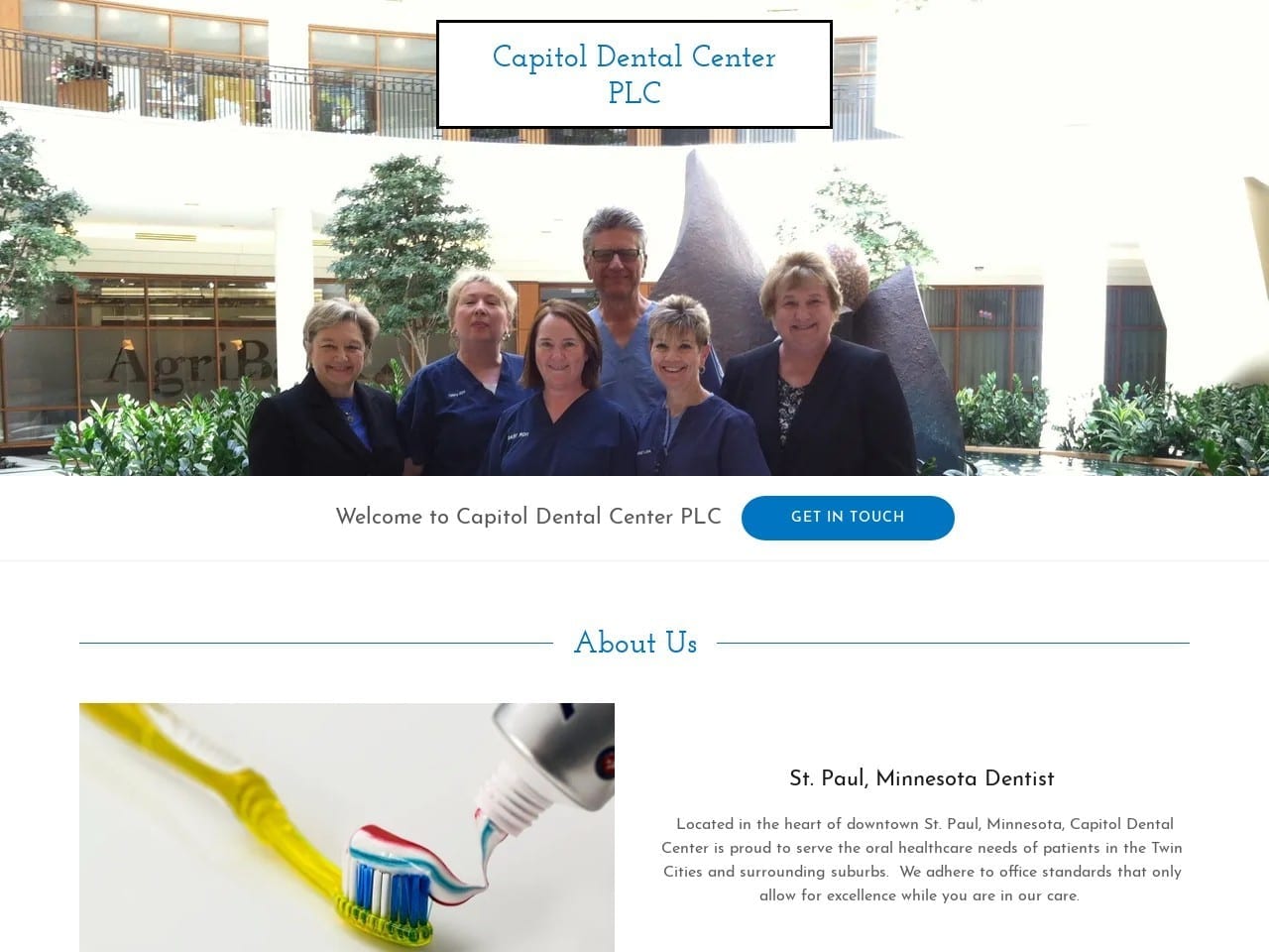 Capitol Dental Center Schafhauser Michael W DDS Website Screenshot from capitoldentalcenterplc.com