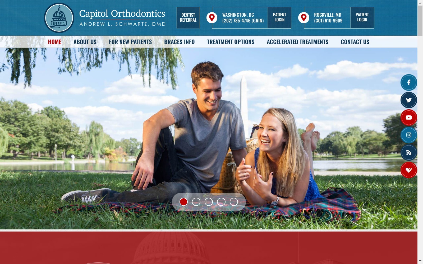 capitolorthodontics.com screenshot