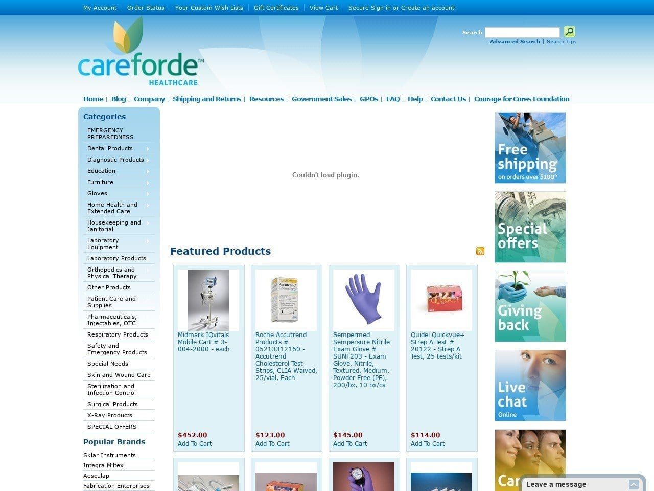 Careforde Inc. Website Screenshot from careforde.com