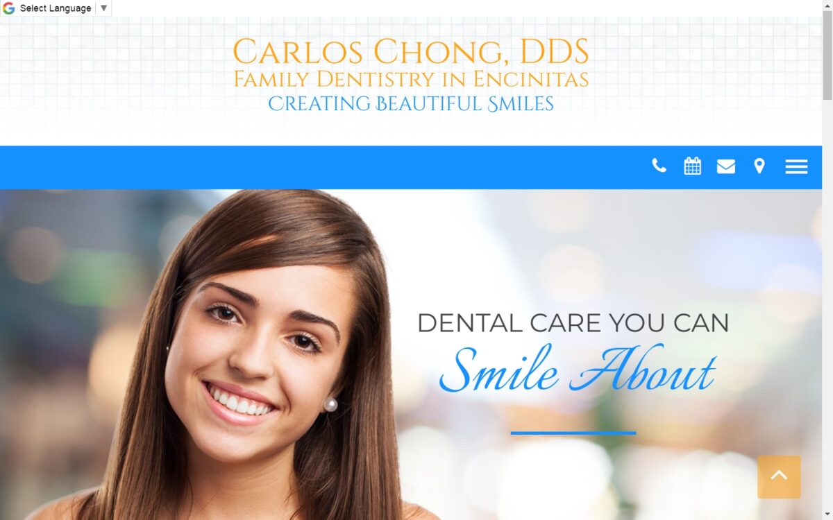 carloschongfamilydentistry.com screenshot