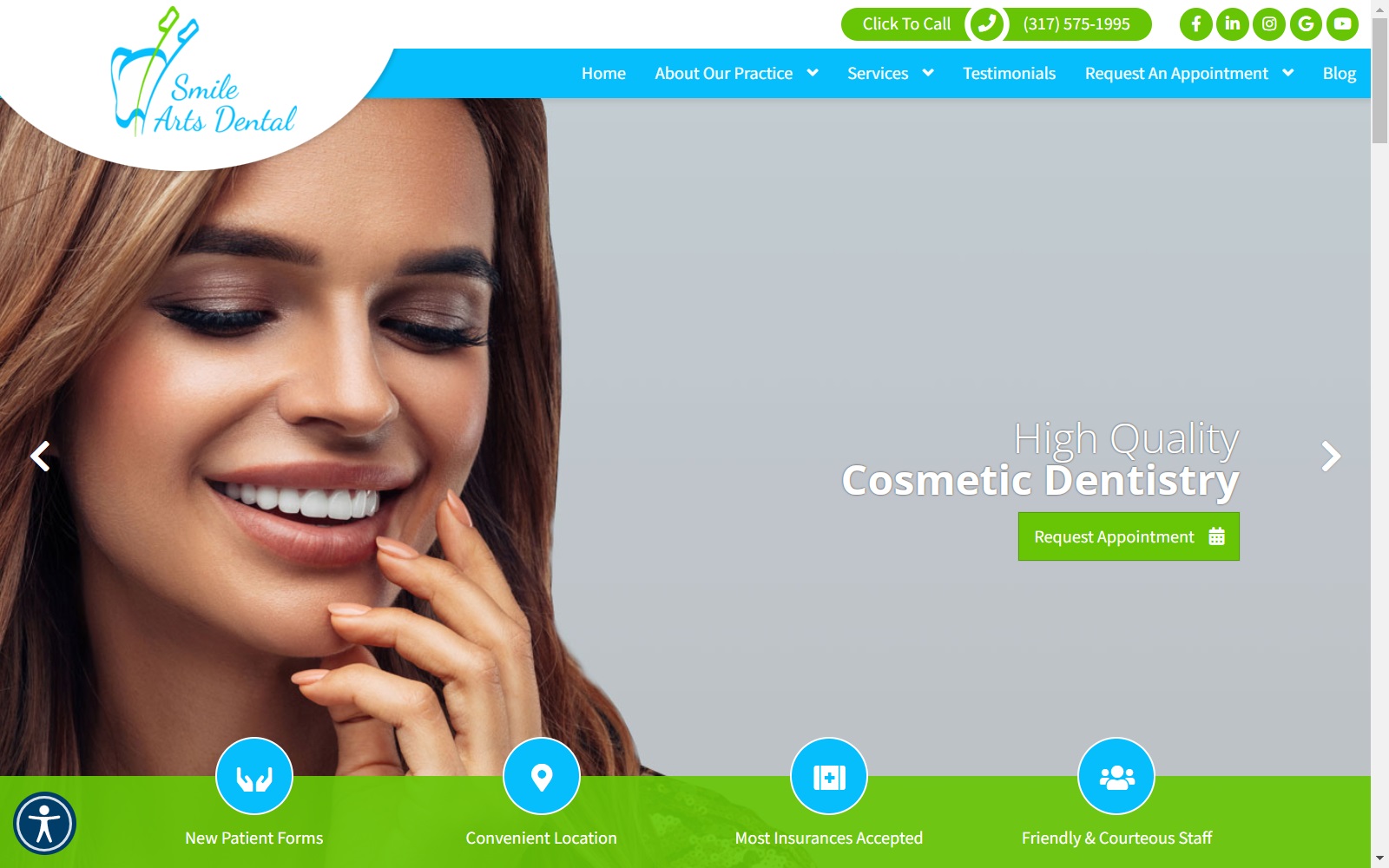 carmeldental.com screenshot