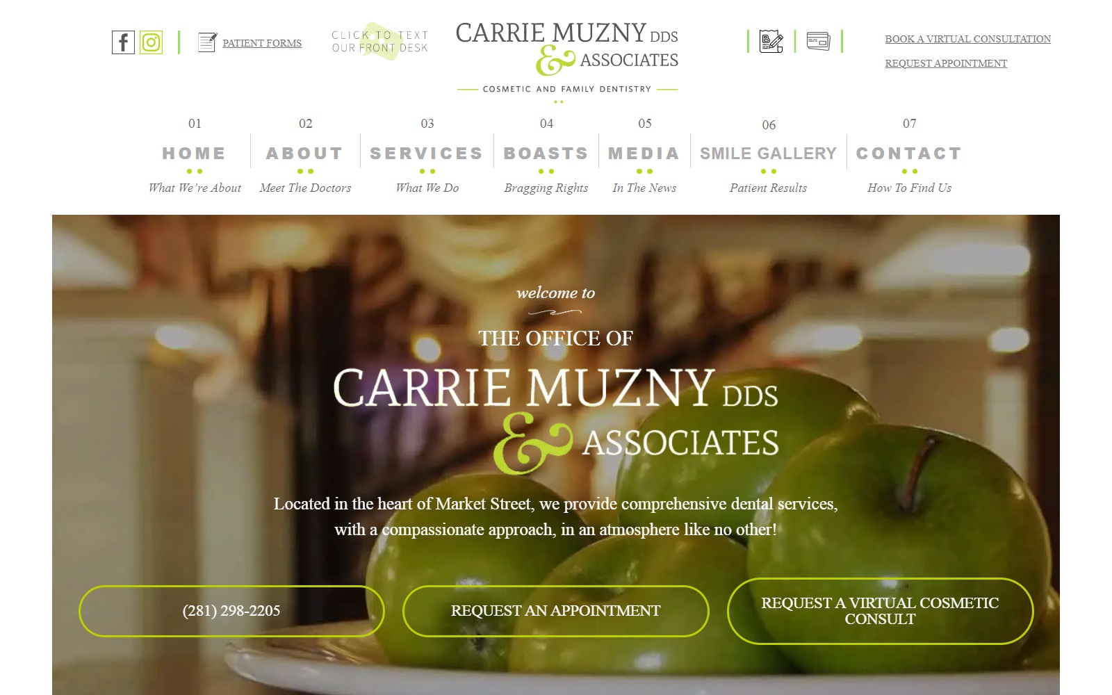 carriemuznydds.com screenshot