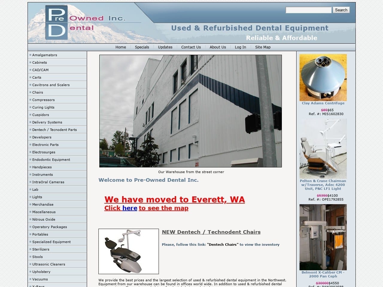 Cascade Dental NW Website Screenshot from cascade-dental.net