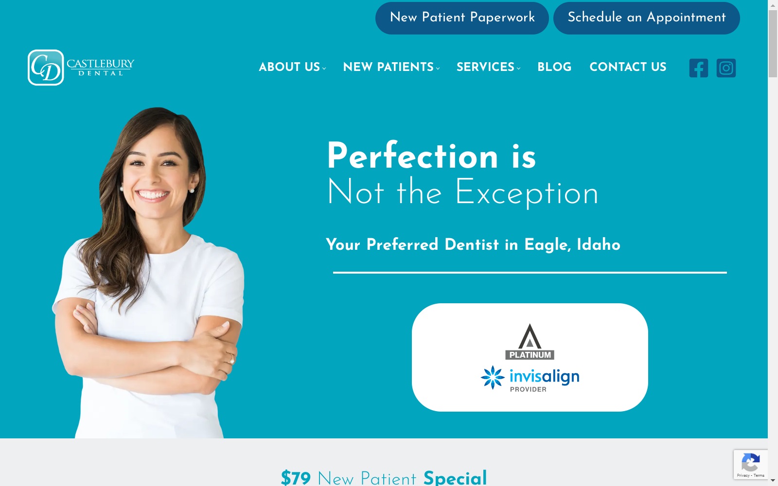 castleburydental.com screenshot