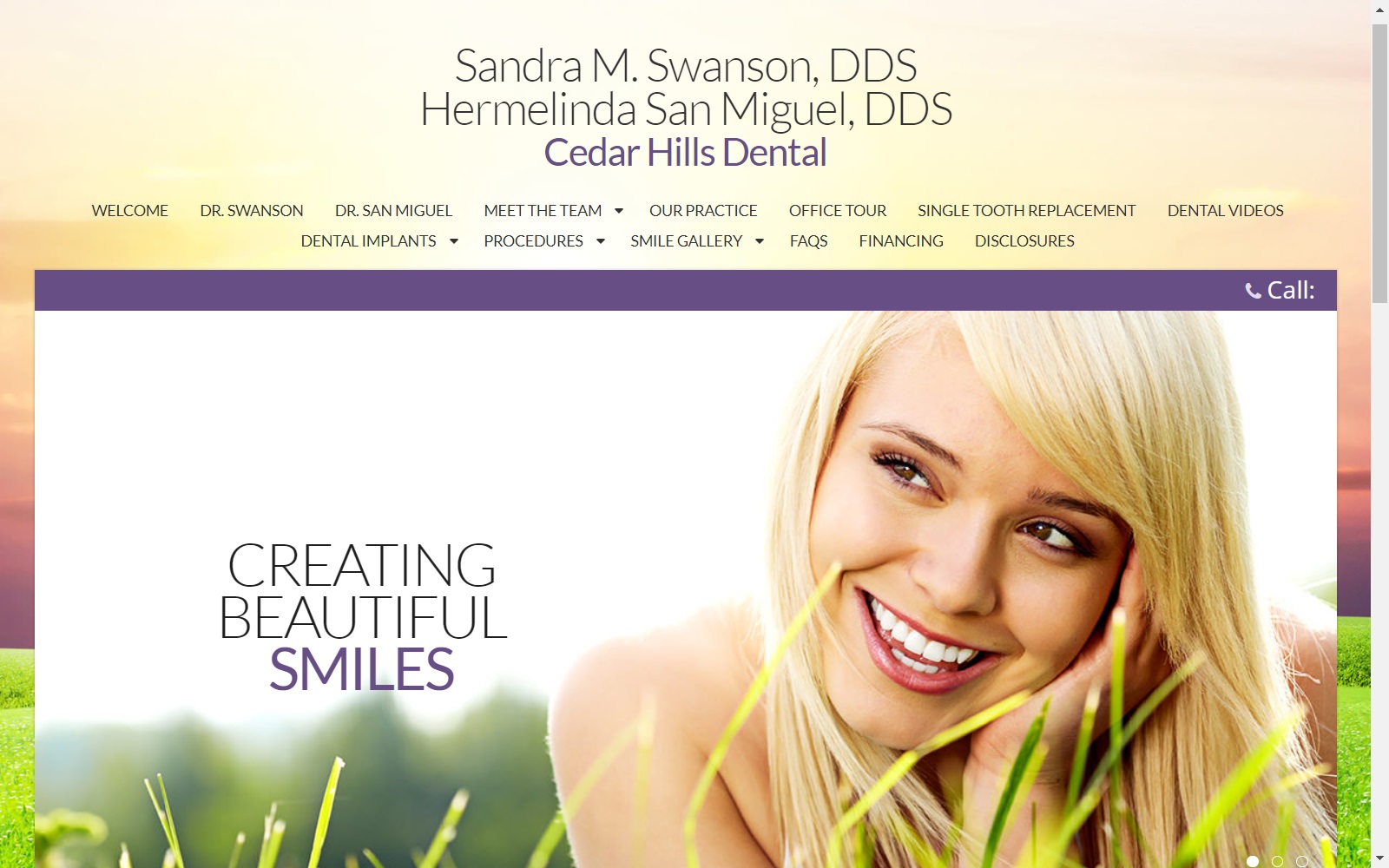 cedarparkdentistry.com screenshot