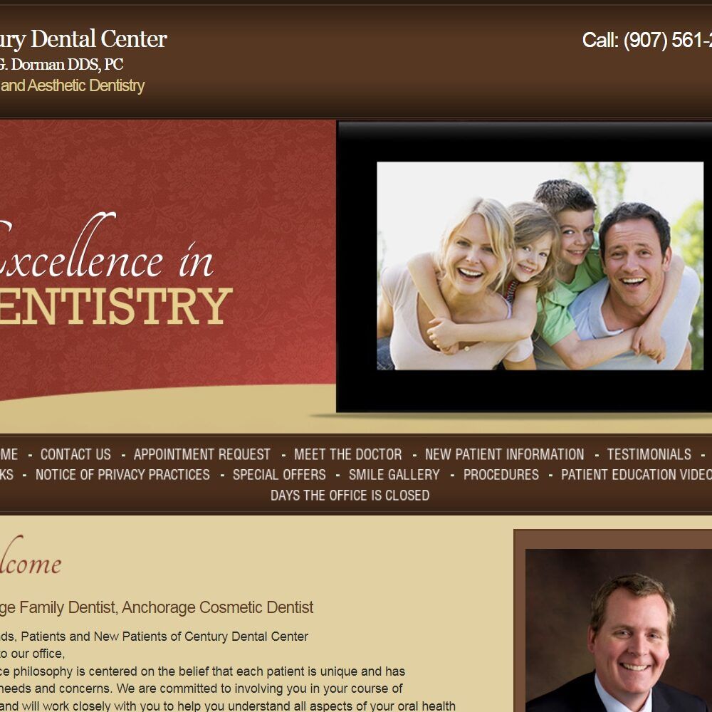 century-dental.com screenshot