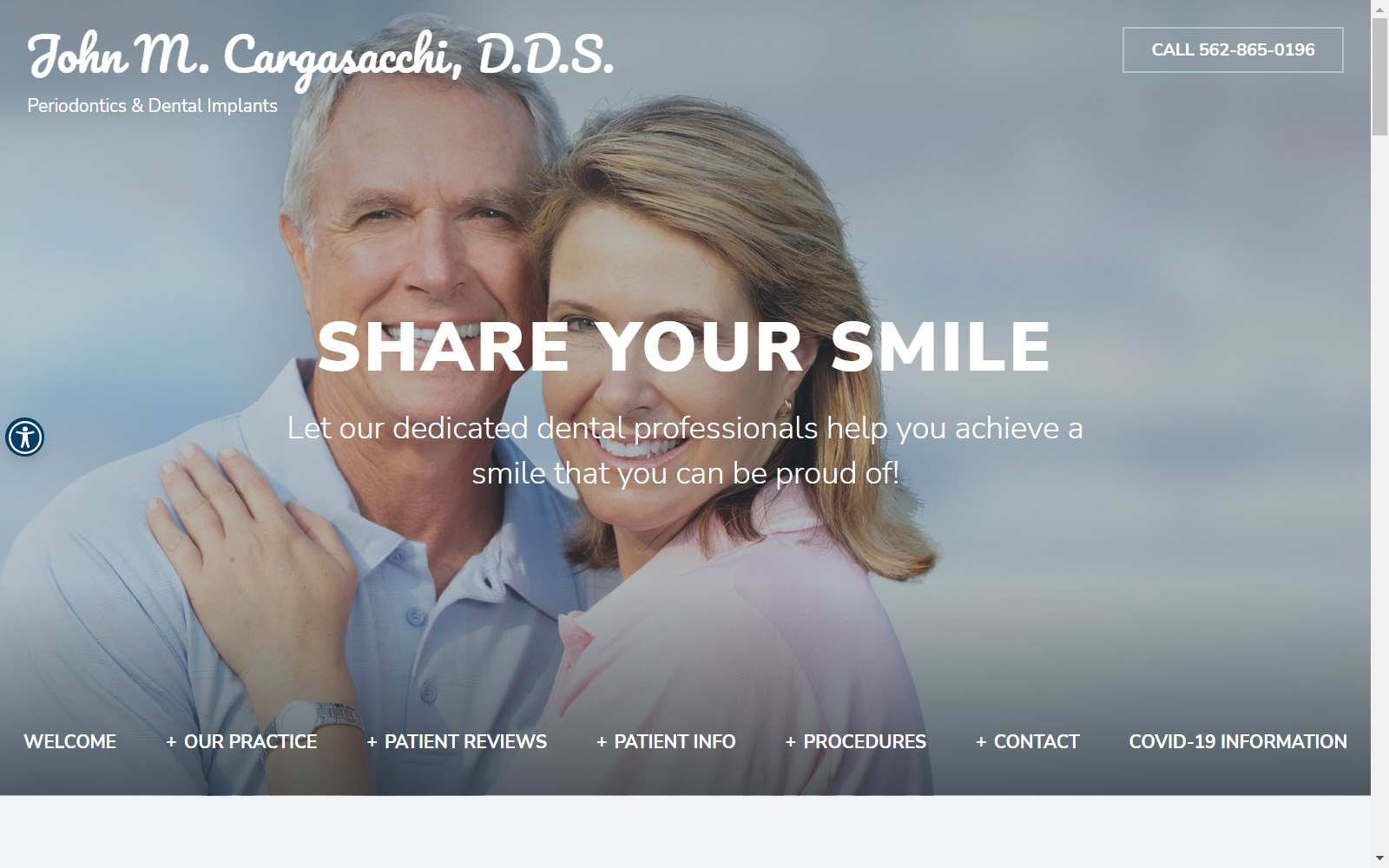 cerritosdentalimplants.com screenshot