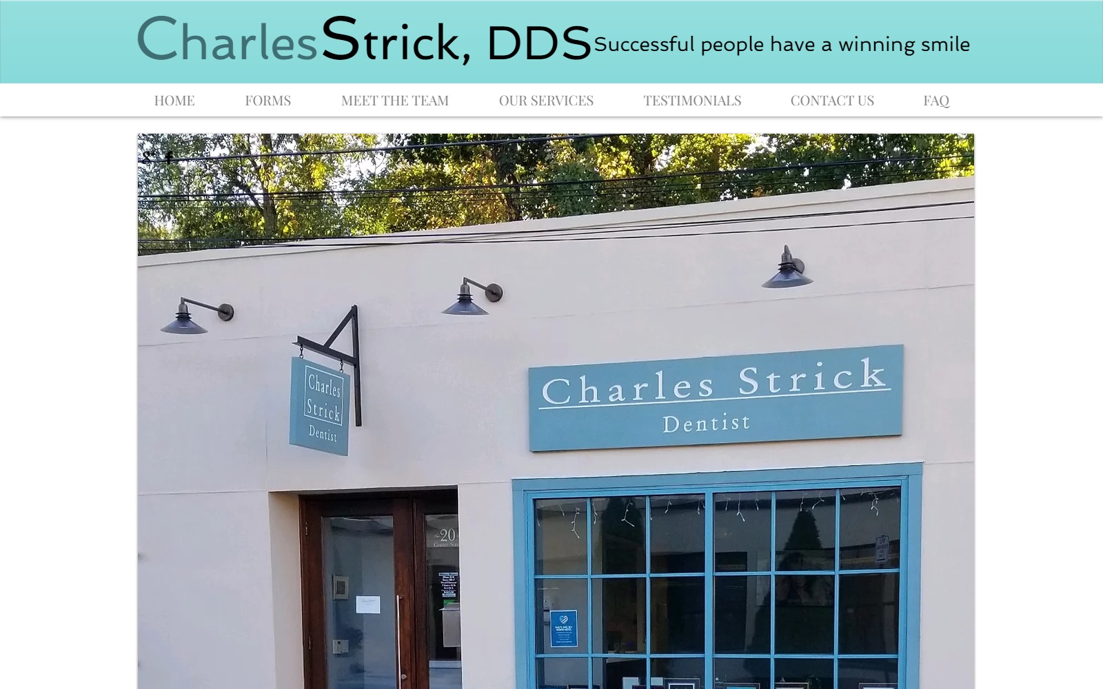 charlesstrickdds.com screenshot