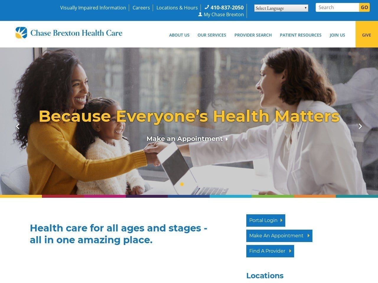 Chase Brexton Health Services Rao Neuthan MD Website Screenshot from chasebrexton.org
