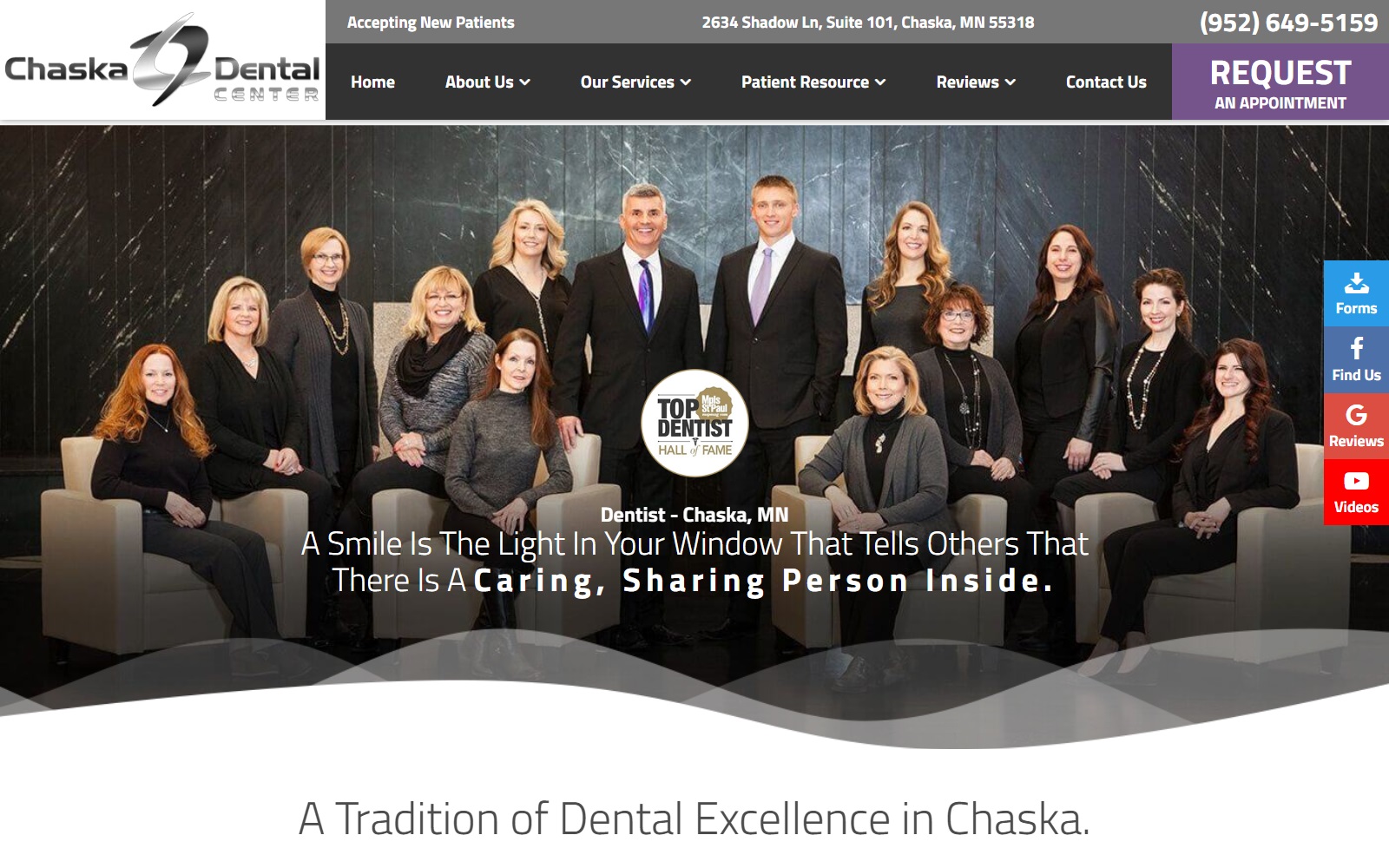 chaskadental.com screenshot