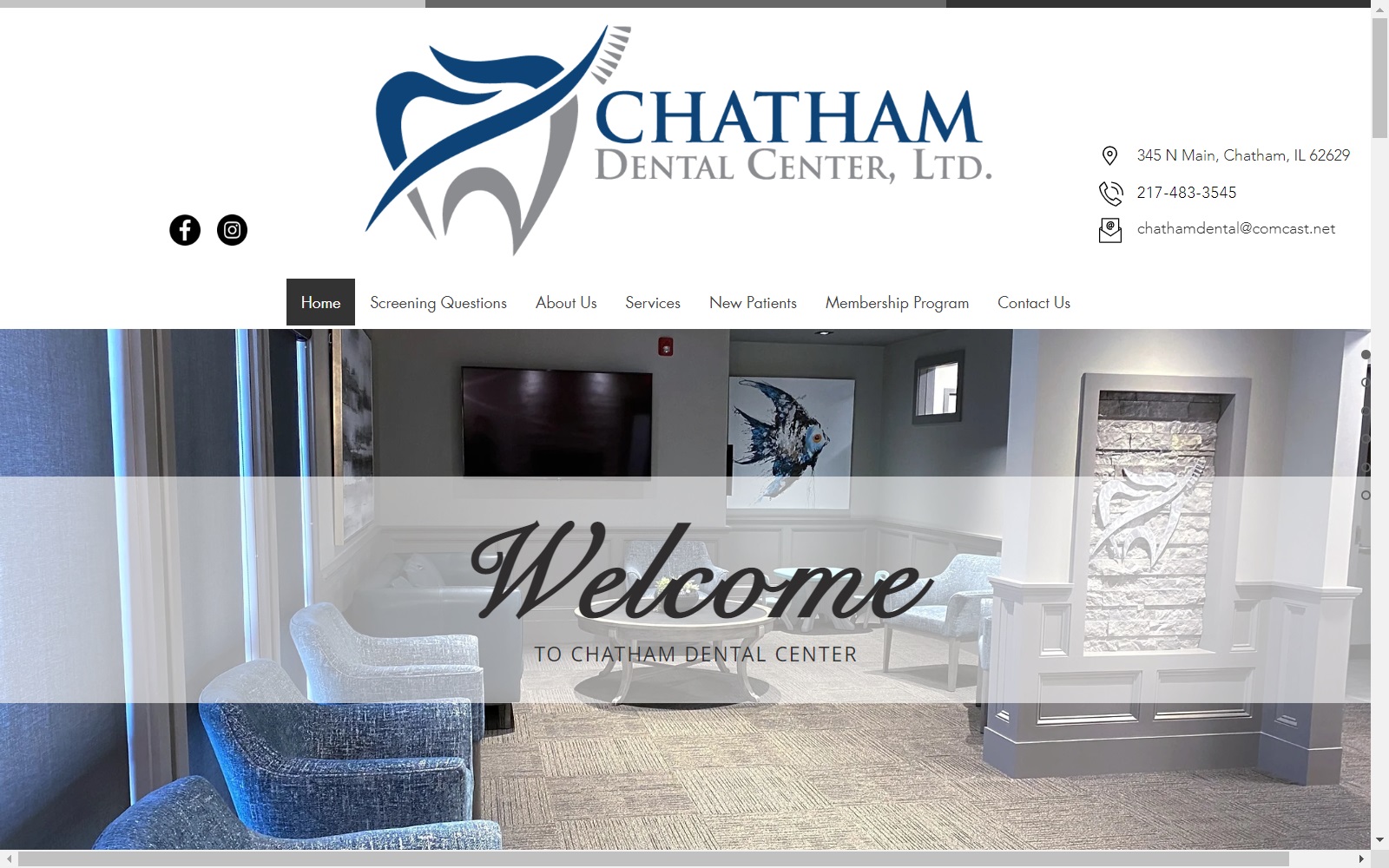 chathamdentalcenter.com screenshot