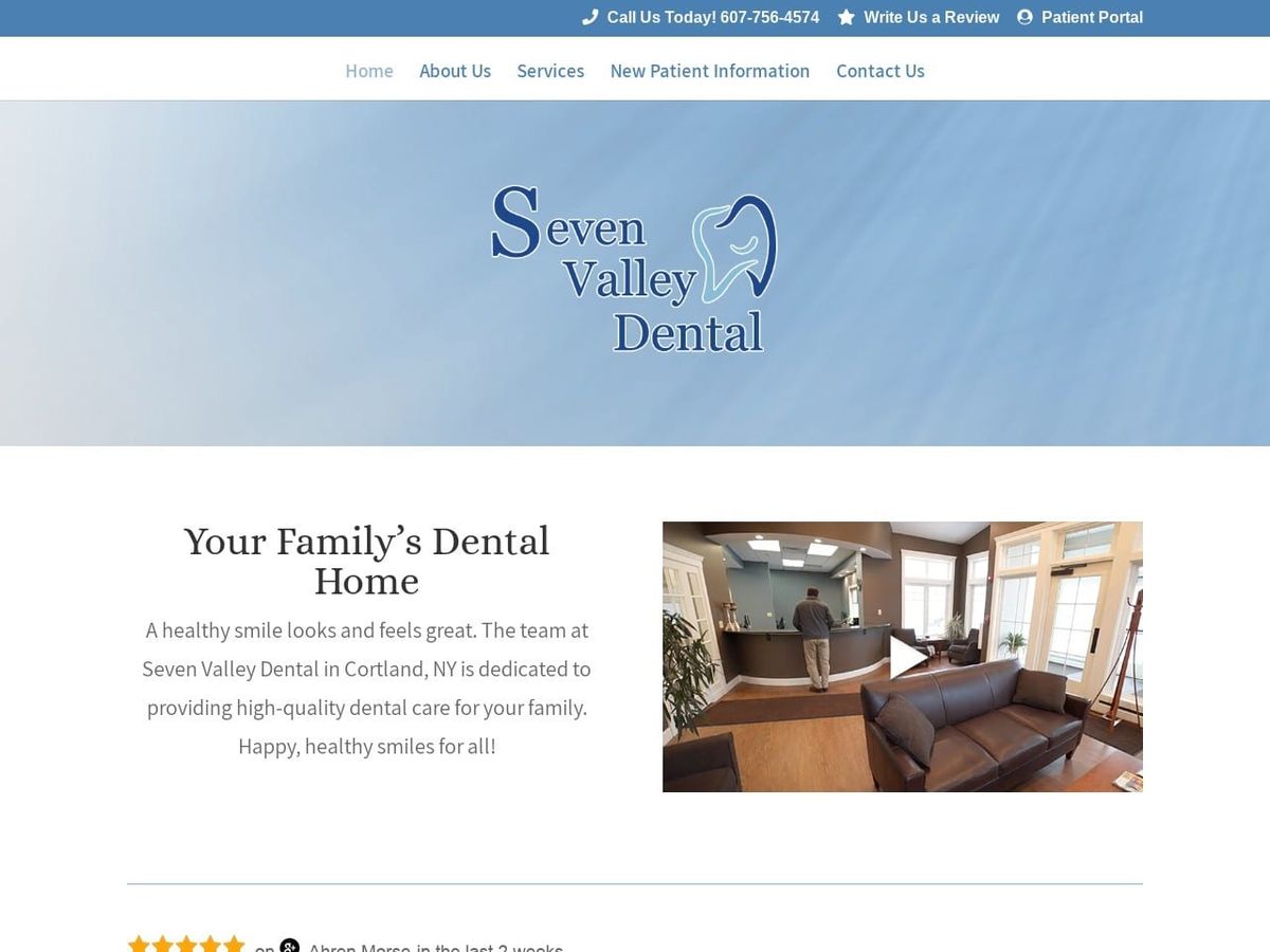 Cheryl Reygers DDS P.C. Website Screenshot from cherylreygersdds.com