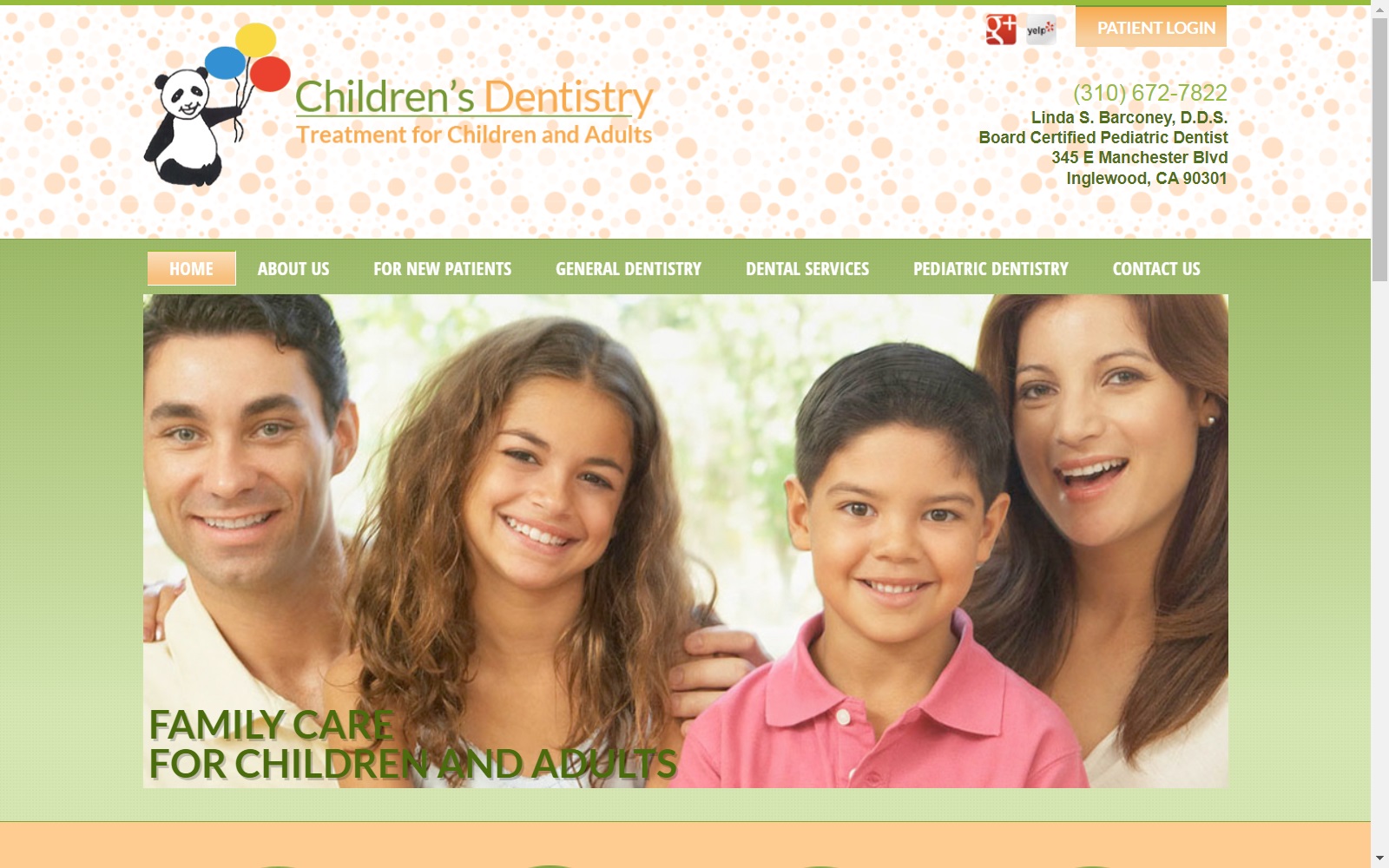 childrens-dentistry.biz screenshot