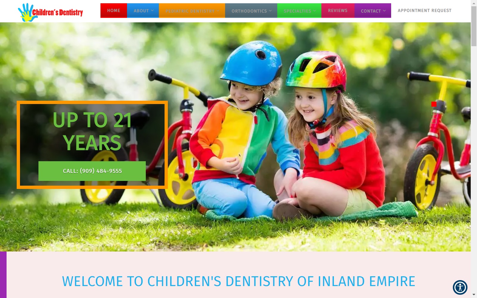 childrensdentistryofie.com screenshot